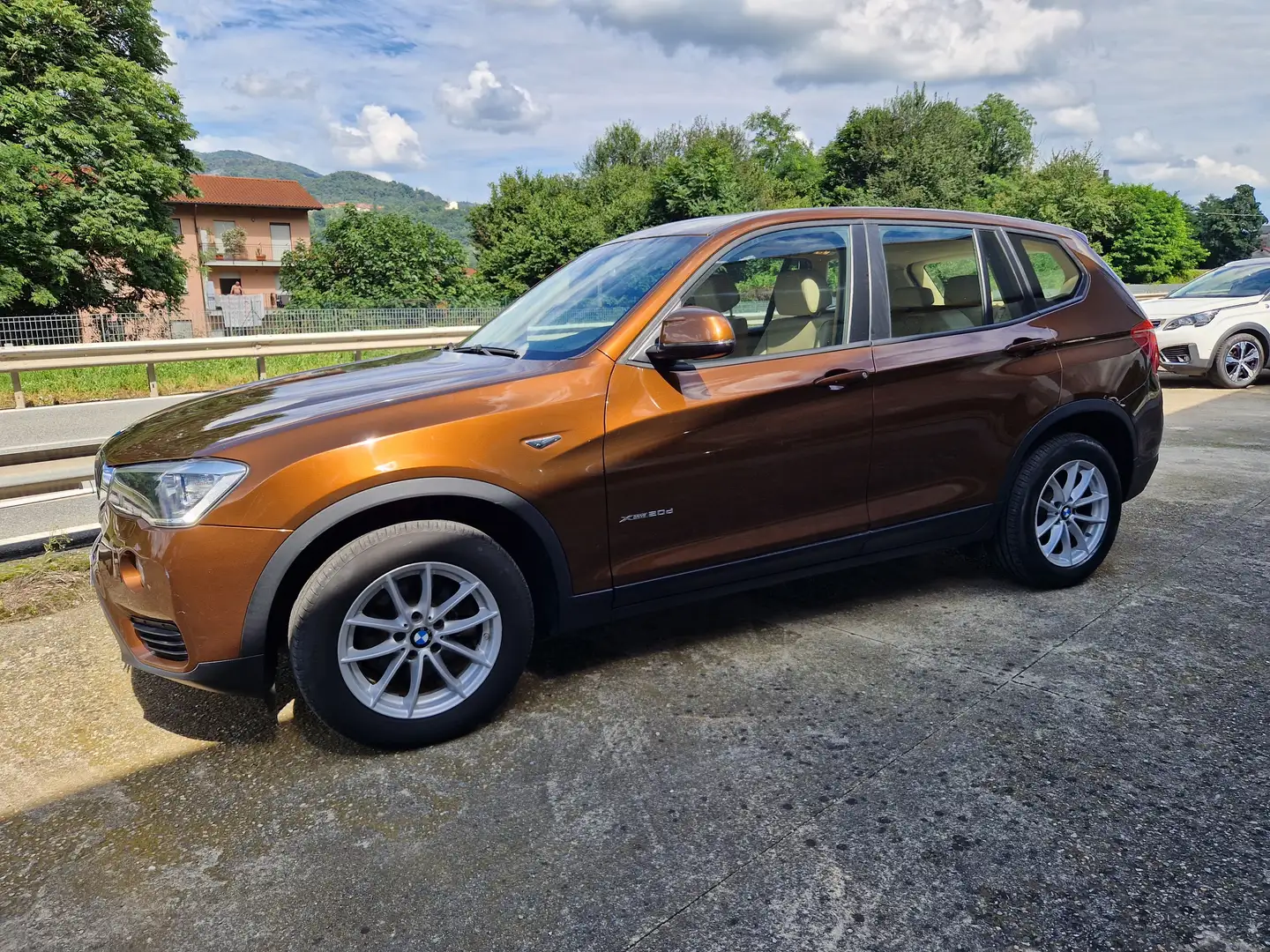 BMW X3 xdrive20d my16 Marrón - 2