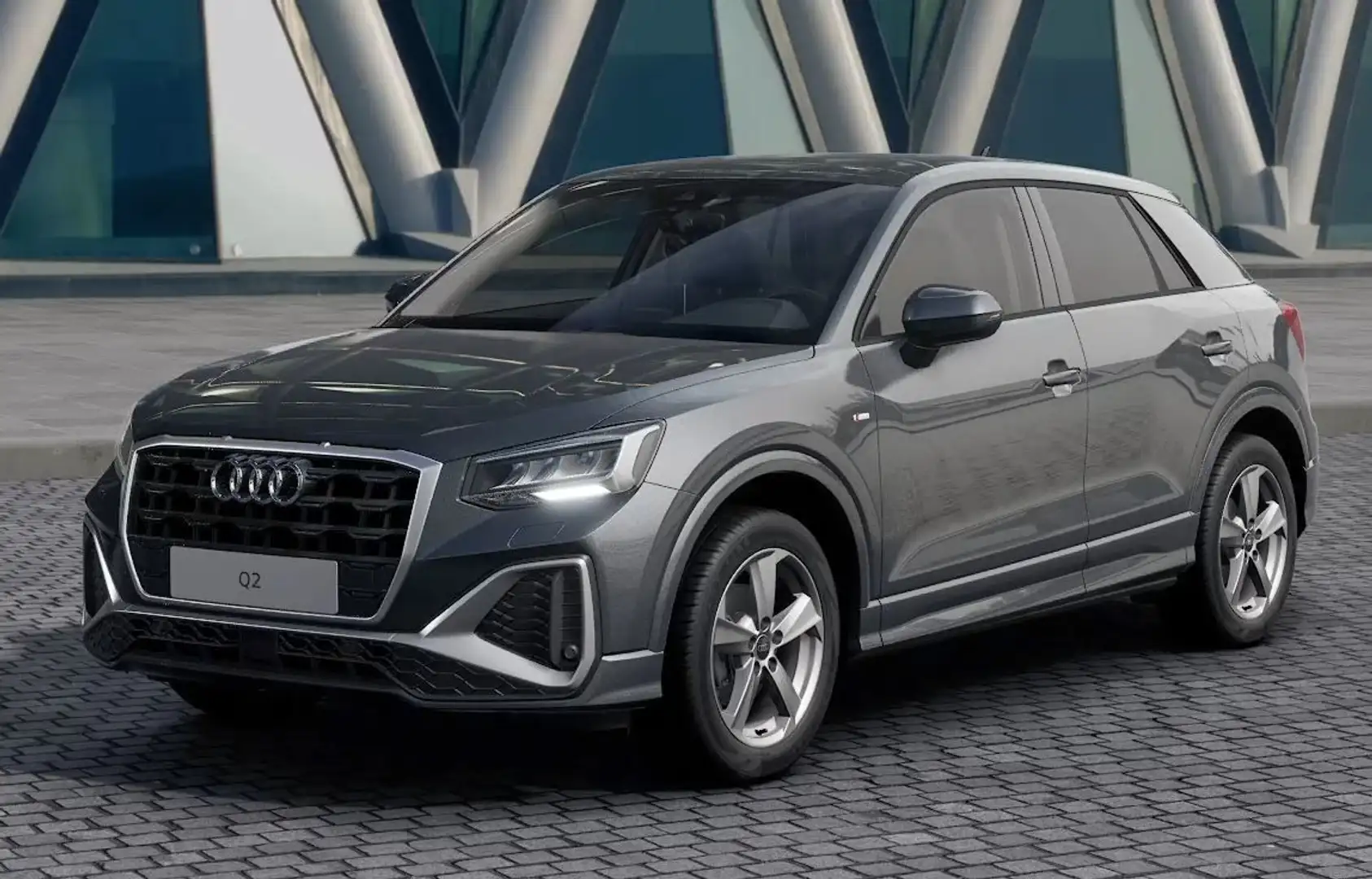 Audi Q2 30TFSI 6-Gang S LINE AHK VC NAV+ Gris - 1