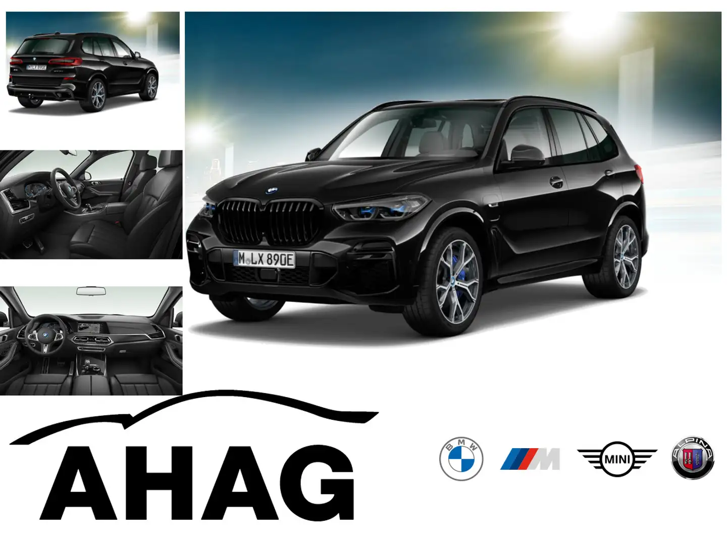 BMW X5 xDrive45e M Sportpaket Innovationsp. Head-Up Schwarz - 1