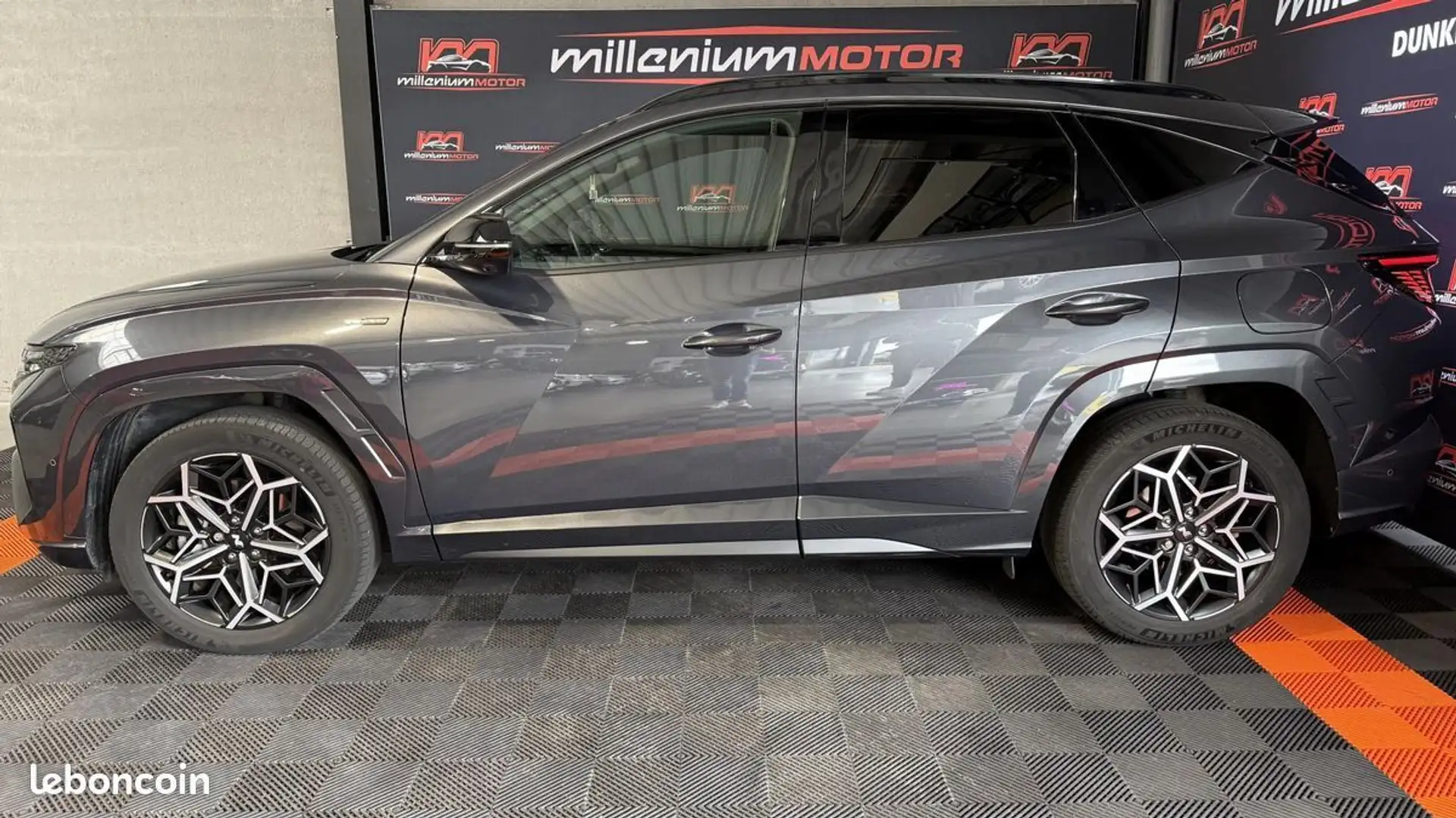 Hyundai TUCSON n-line 1.6 t-gdi plug-in 265 htrac bva garantie 6  Gris - 2