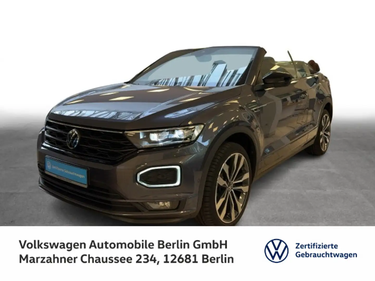 Volkswagen T-Roc 1.5 TSI DSG R-Line Navi LED SHZ Grau - 1