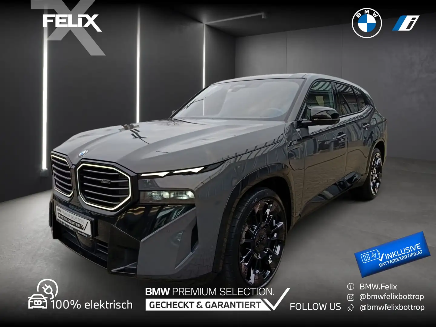 BMW XM 50e 23"ALU+MASSAGE+DR.ASS PRO+ICONIC Gris - 1