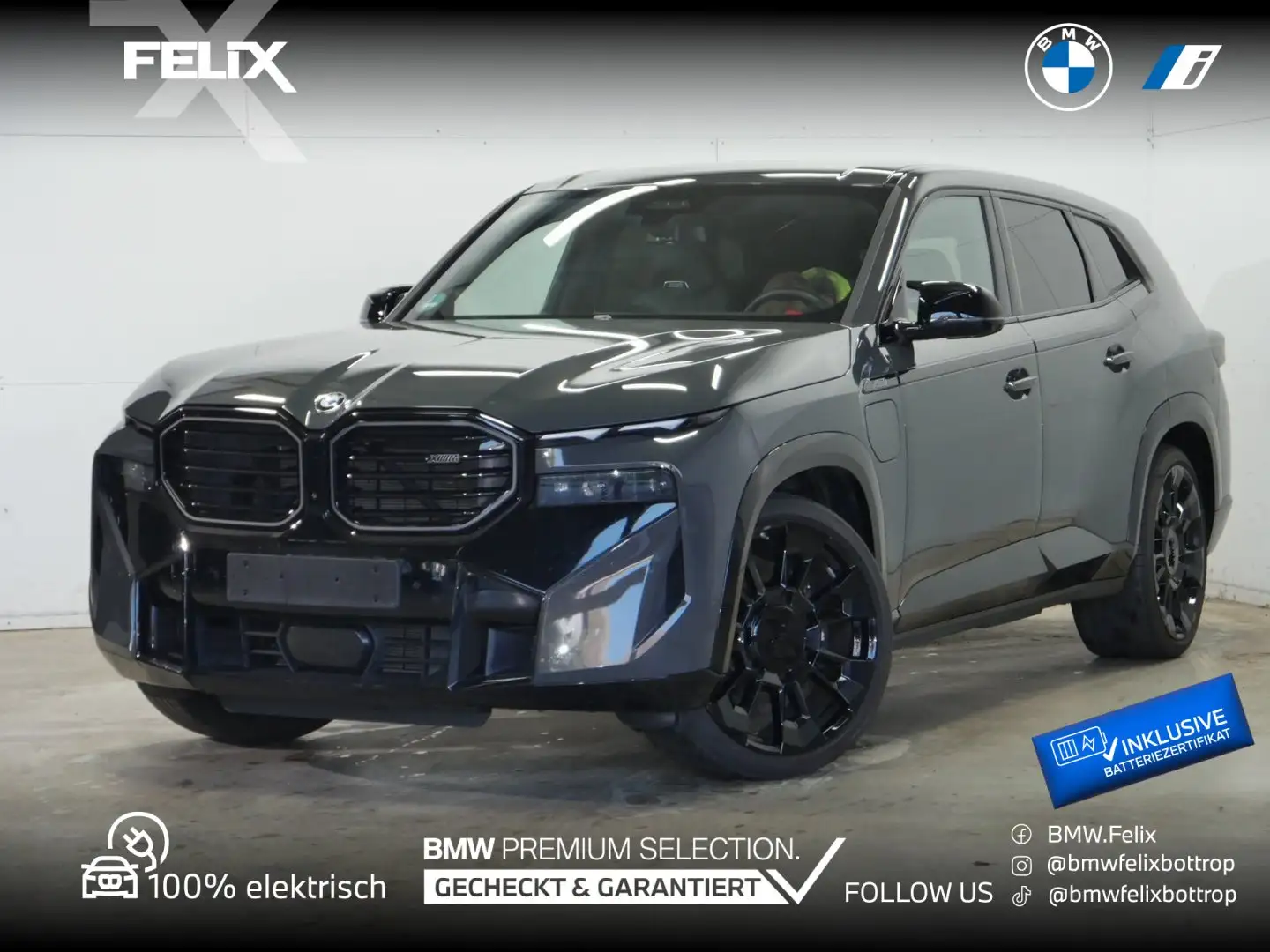 BMW XM 50e 23"ALU+MASSAGE+DR.ASS PRO+ICONIC HK HiFi Grau - 1