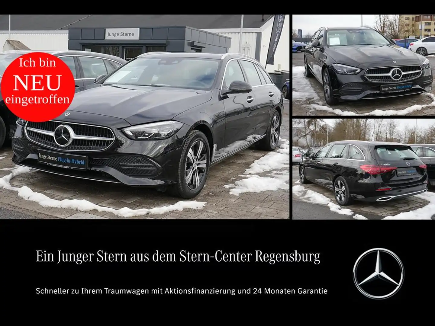 Mercedes-Benz C 300 e T-Modell+AVANTGARDE+PANO+DISTRONIC+HUD++ Schwarz - 1