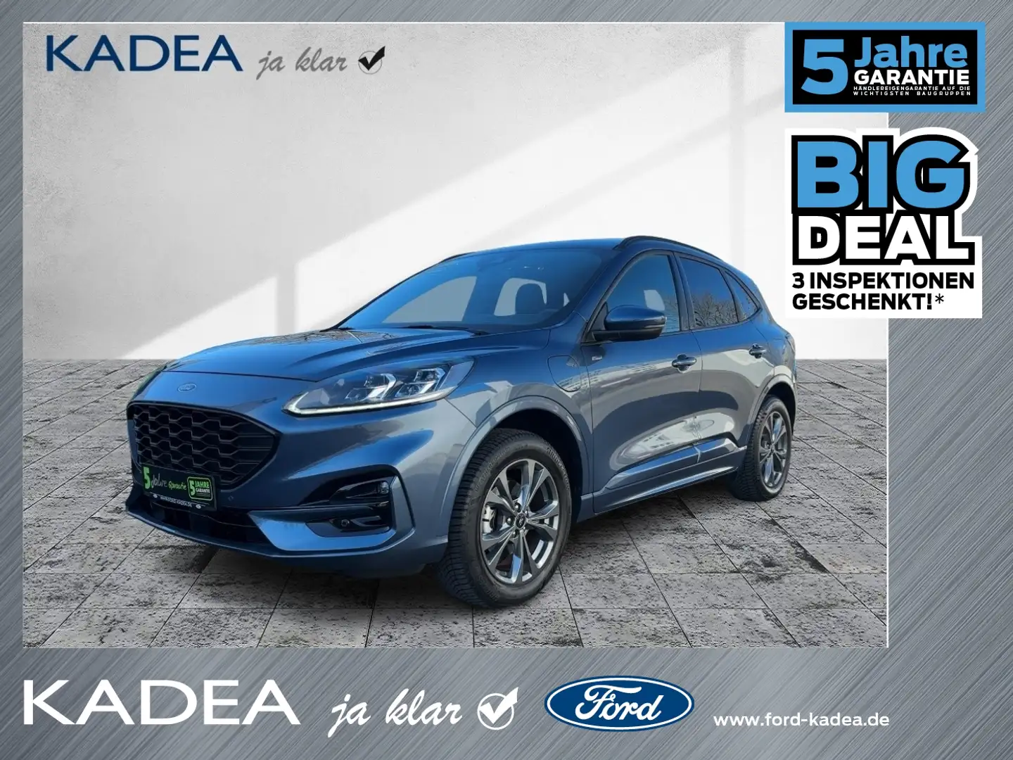 Ford Kuga 2.5 PHEV ST-Line X 5Jahre Garantie+3Inspekt. Bleu - 1