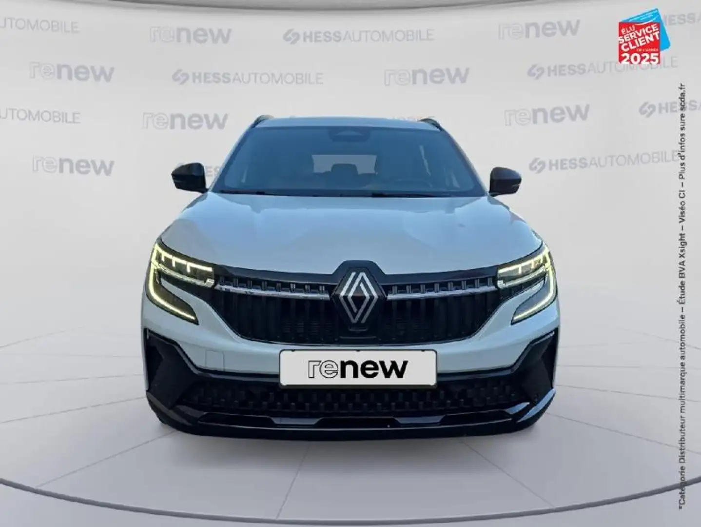 Renault Espace 1.2 E-Tech full hybrid 200ch Iconic Sieges chauf Volant chauf GPS Camera HUD H/Kardon Blanc - 2