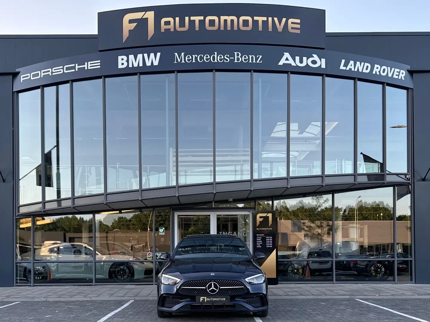 Mercedes-Benz C 300 e AMG Pano|Burm|Memory|360cam|HuD Blauw - 2