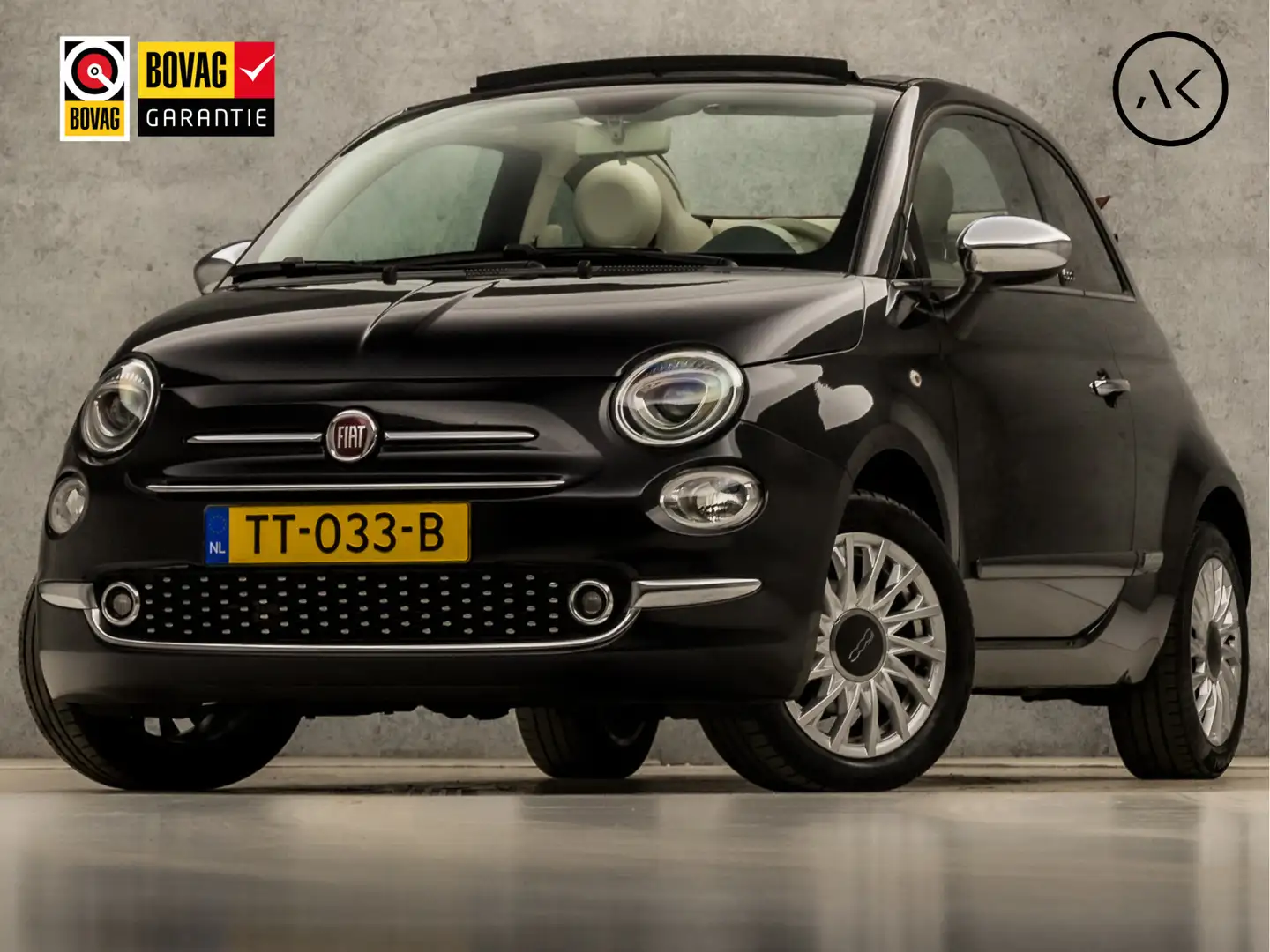 Fiat 500C 1.2 Sport Automaat (VIRTUAL COCKPIT, CRUISE, ELEK Zwart - 1