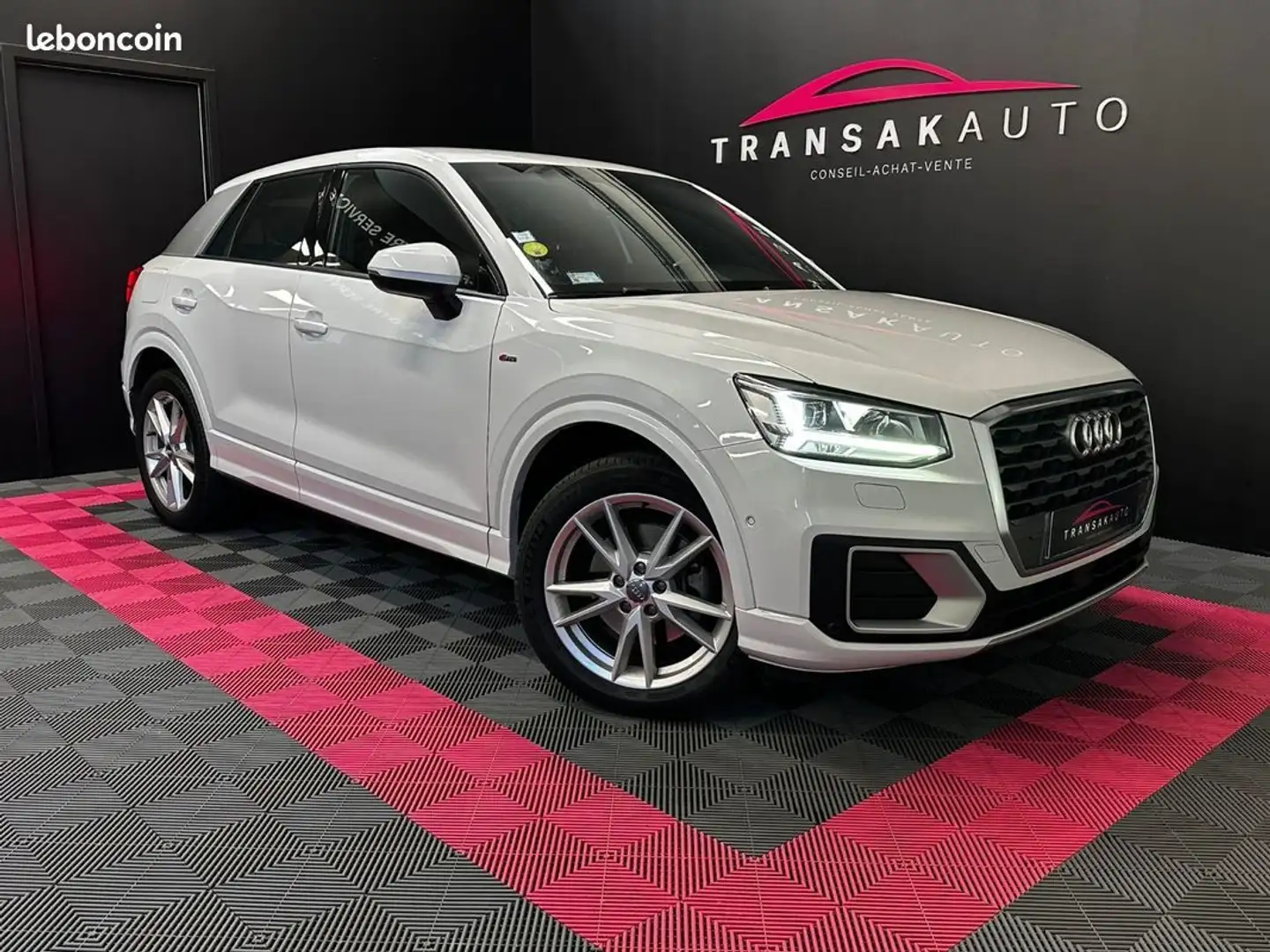 Audi Q2 30 TDI 116 BVM6 S Line SECONDE MAIN SUIVI COMPLET ENTRETIEN A JOUR Wit - 1