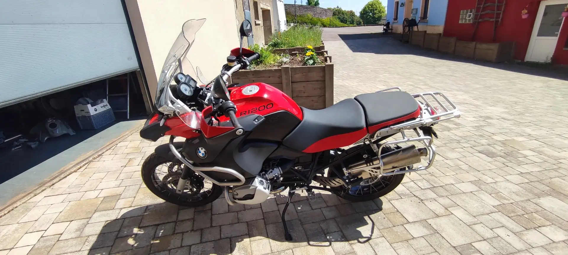 BMW R 1200 GS Adventure Rojo - 2
