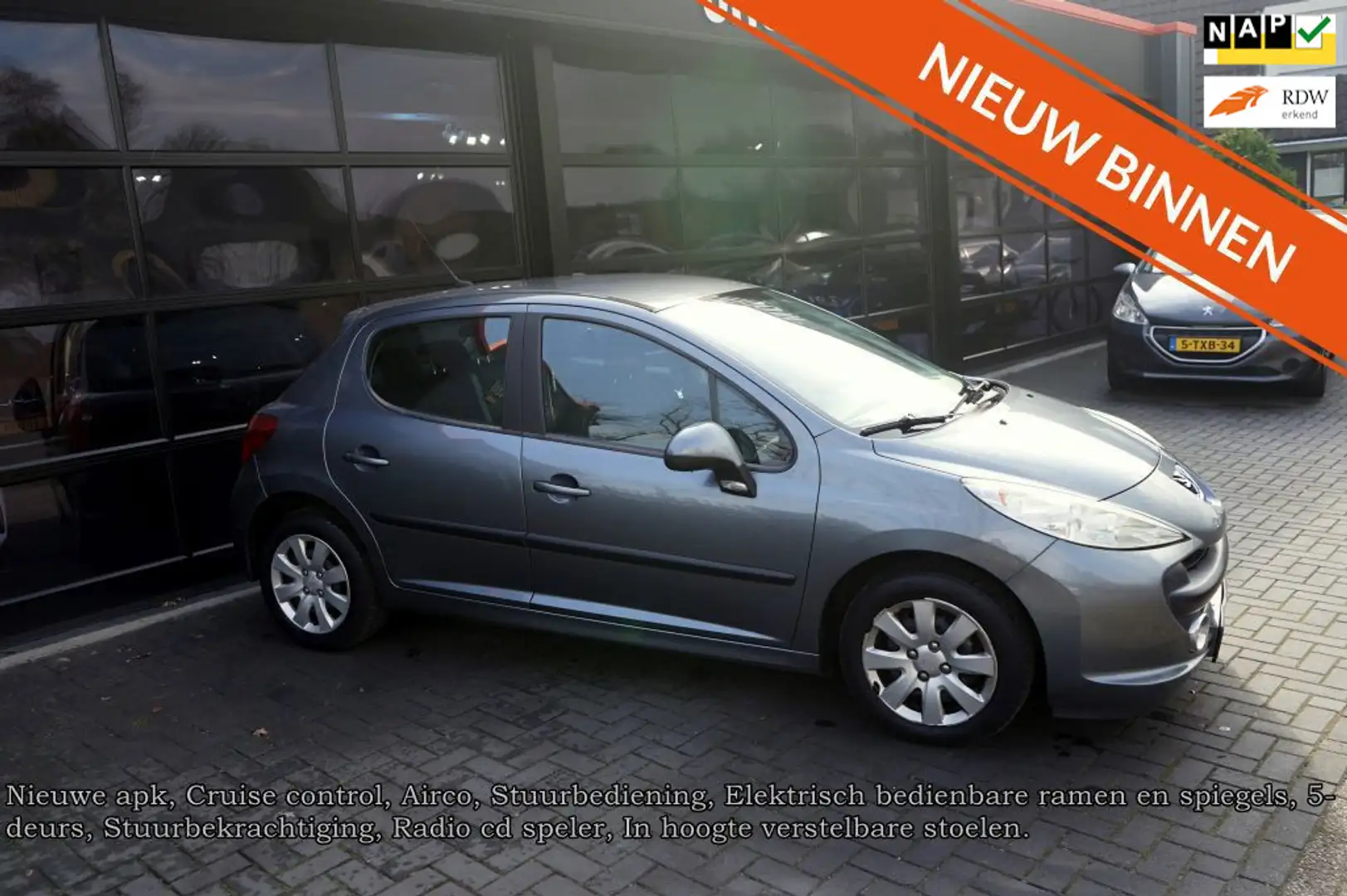 Peugeot 207 1.4 VTi Look, Airco CC, Elek pakket Grau - 1