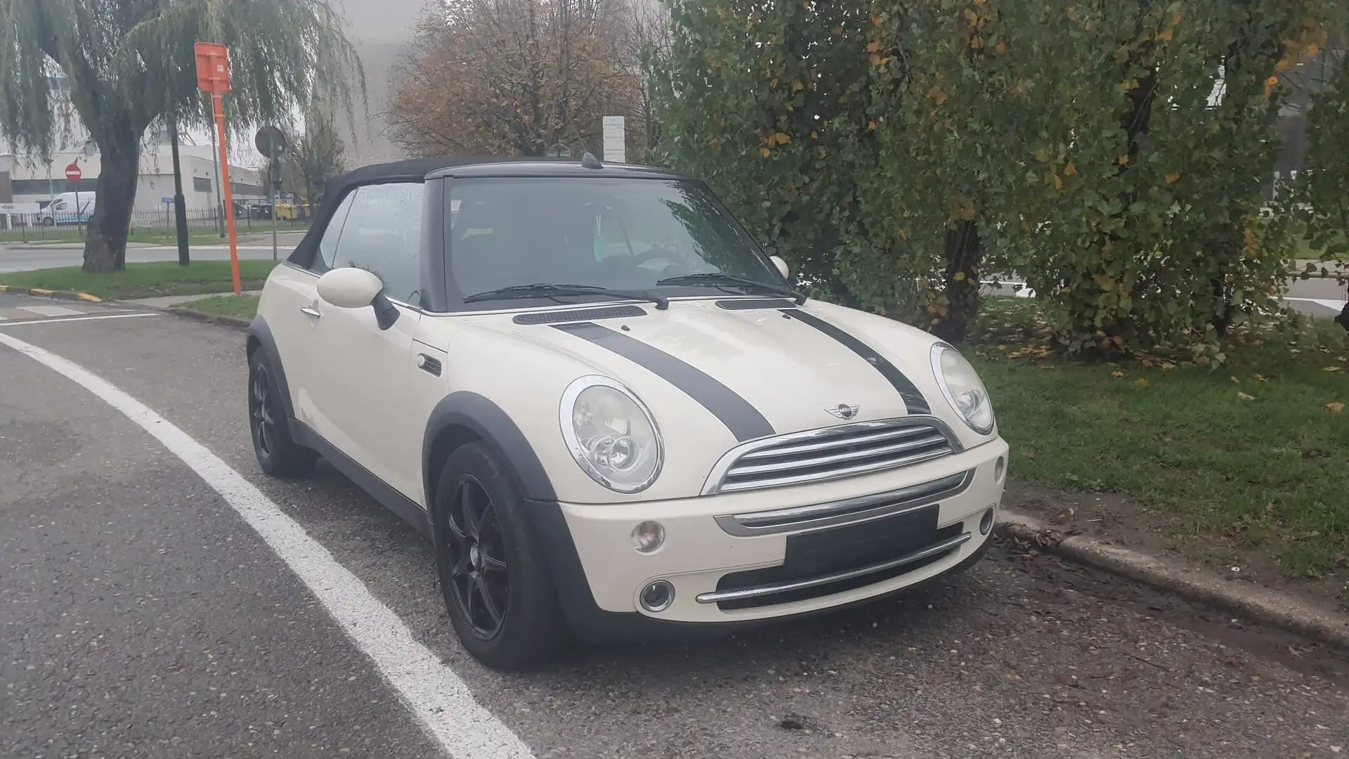 MINI Cooper Cabrio 1.6 - Airco - Leder - Zetelverwarming + Keuring Wit - 1