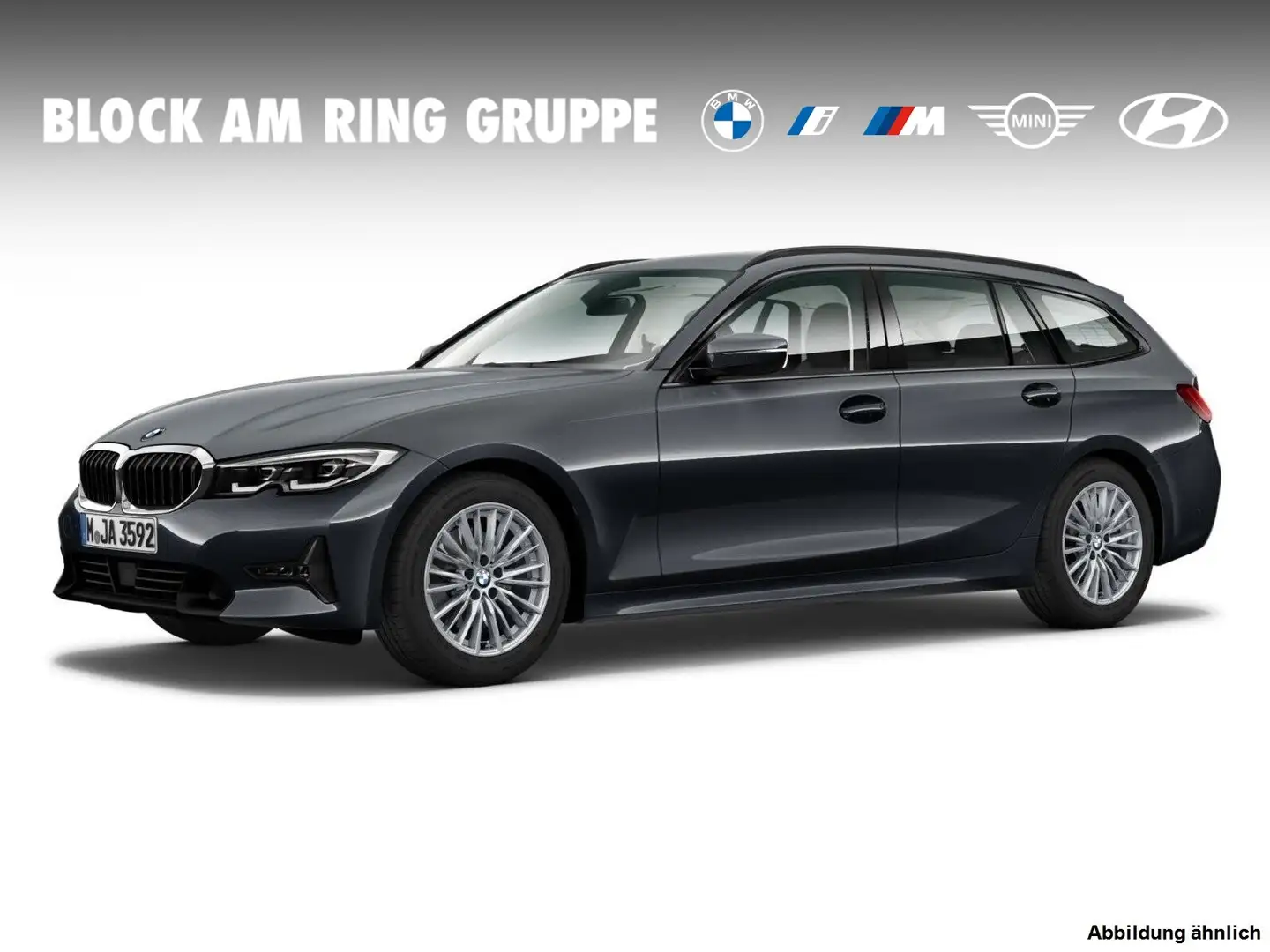 BMW 320 d Touring Gris - 1