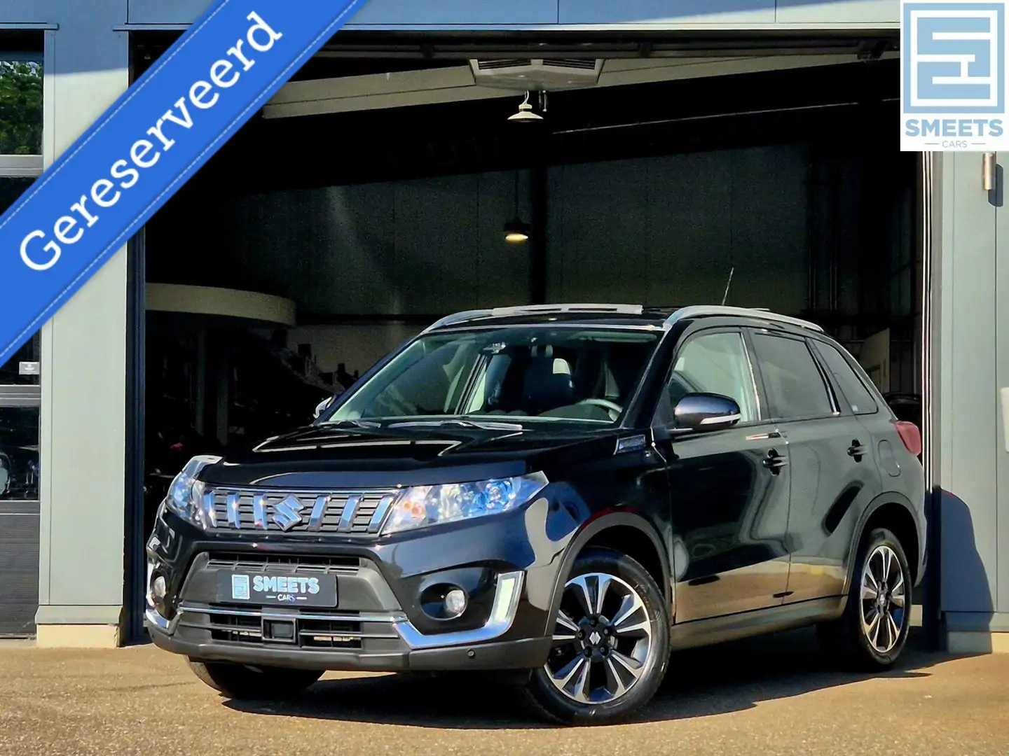 Suzuki Vitara 1.4 Boosterjet Stijl 1e Eig! |Nav|Alcant|Pano Zwart - 1