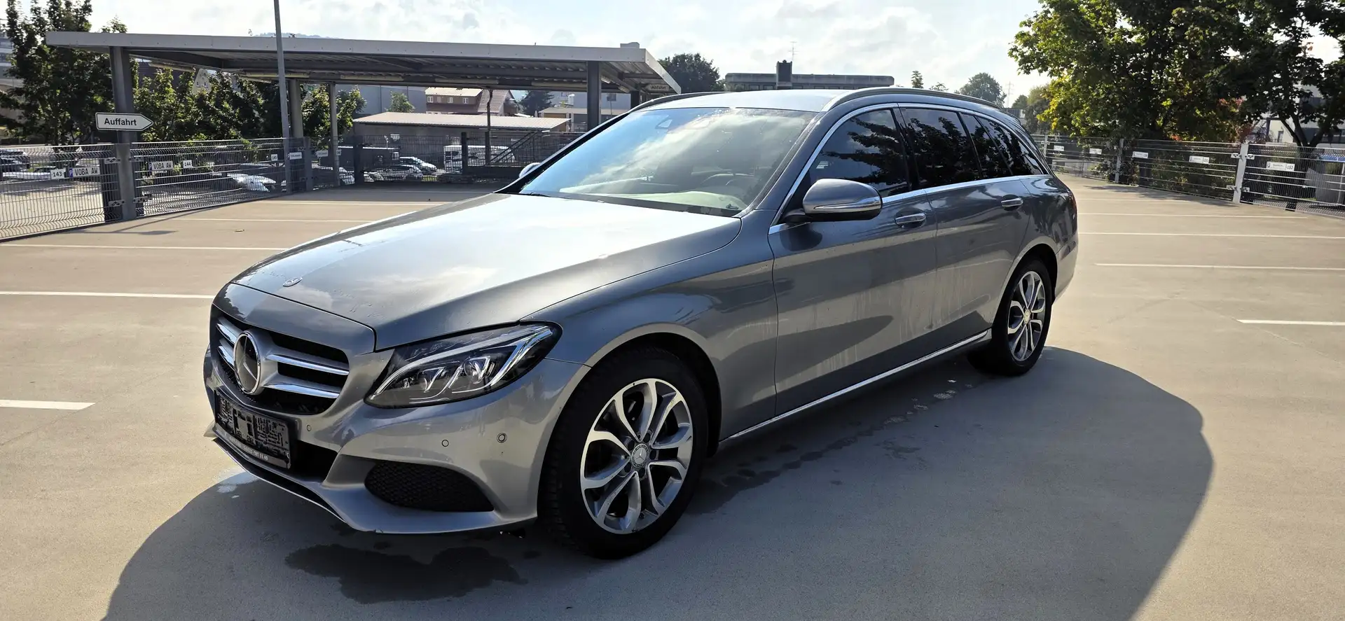 Mercedes-Benz C 200 C 200 T CGI AHK LED KAMERA LENKASSIST LEDER MEMO Gris - 1