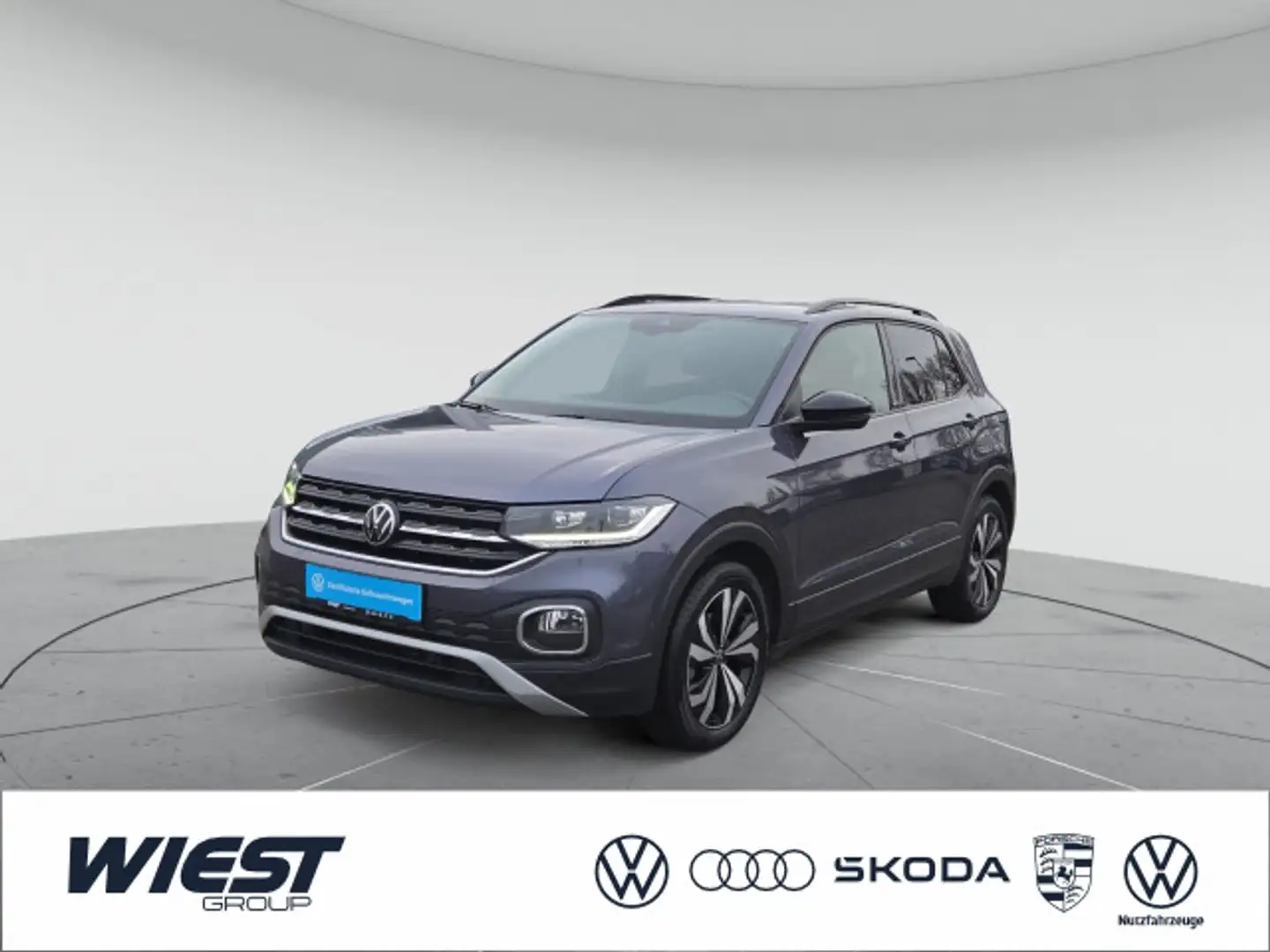 Volkswagen T-Cross Active 1.5 TSI DSG, LED/ACC/NAVI/SHZ/KLI Grau - 1