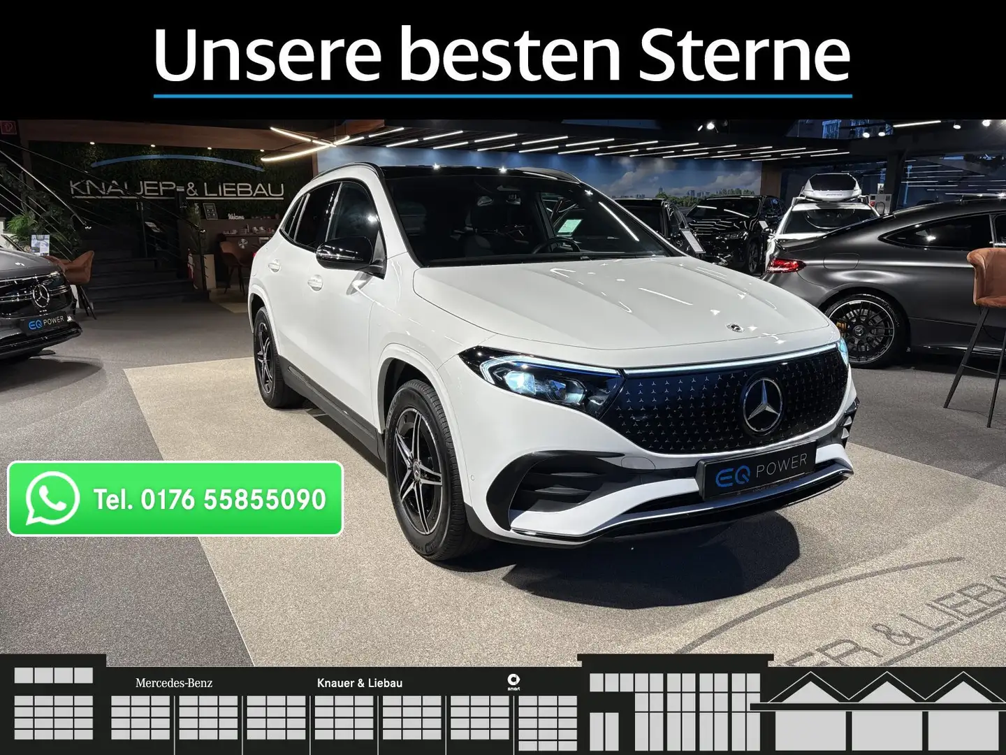Mercedes-Benz EQA 300 EQA 300 4M AMG-Line*Night*Pano*AHK*Memory*Camera Blanc - 1