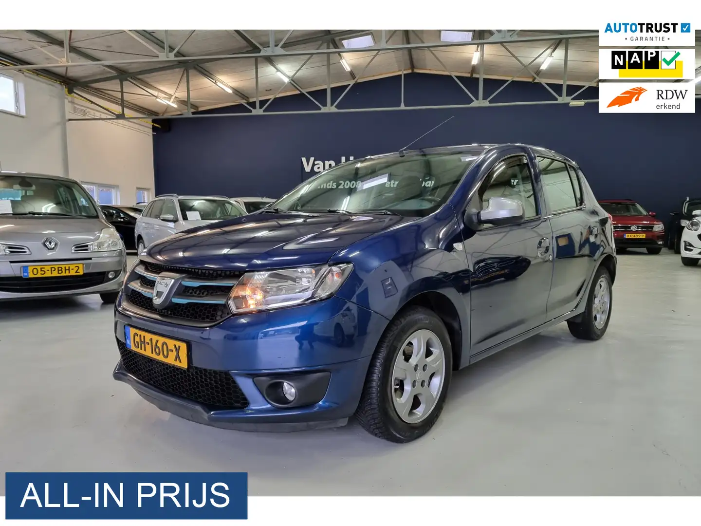 Dacia Sandero 0.9 TCe 10th Anniversary ✅NETTE EN COMPLETE AUTO!! Blauw - 1