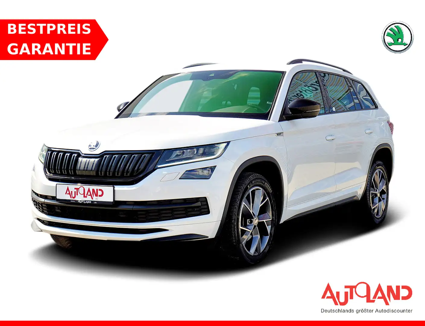 Skoda Kodiaq 1.5 TSI Sportline DSG LED Navi DAB Memory Fehér - 1