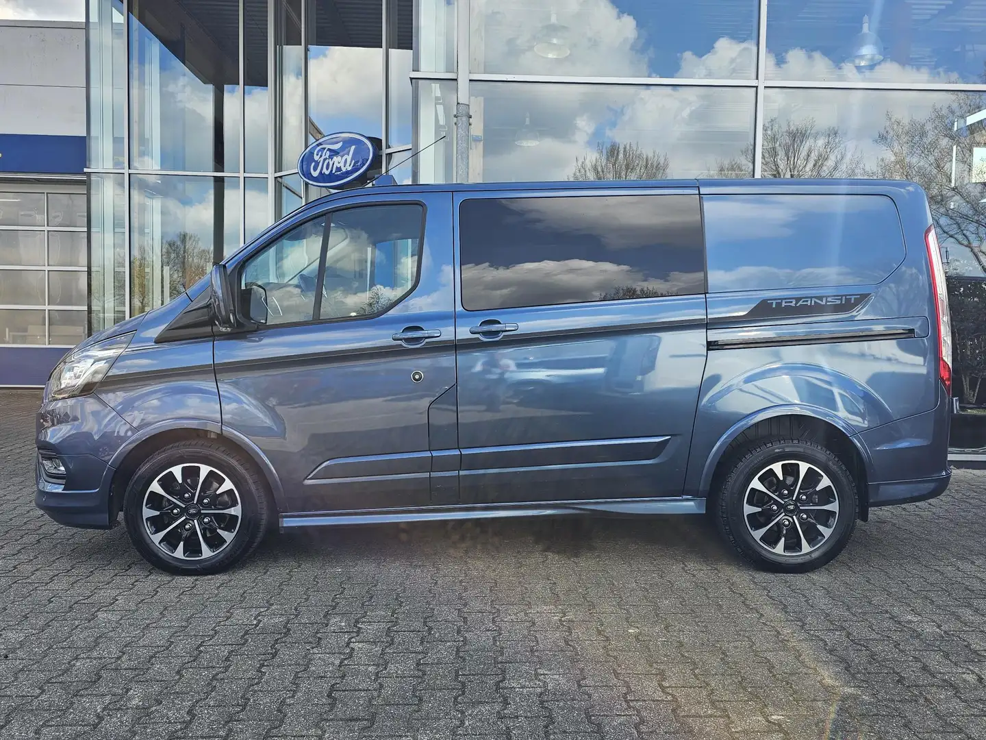Ford Transit Custom 320 2.0 TDCI L1H1 Sport DC 185pk Automaat | DC | D Bleu - 2