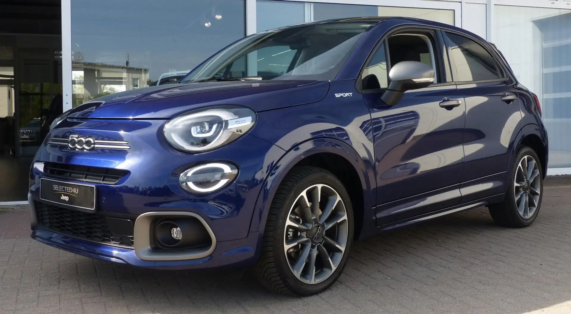 Fiat 500X Dolcevita Sport Faltdach Blau - 1