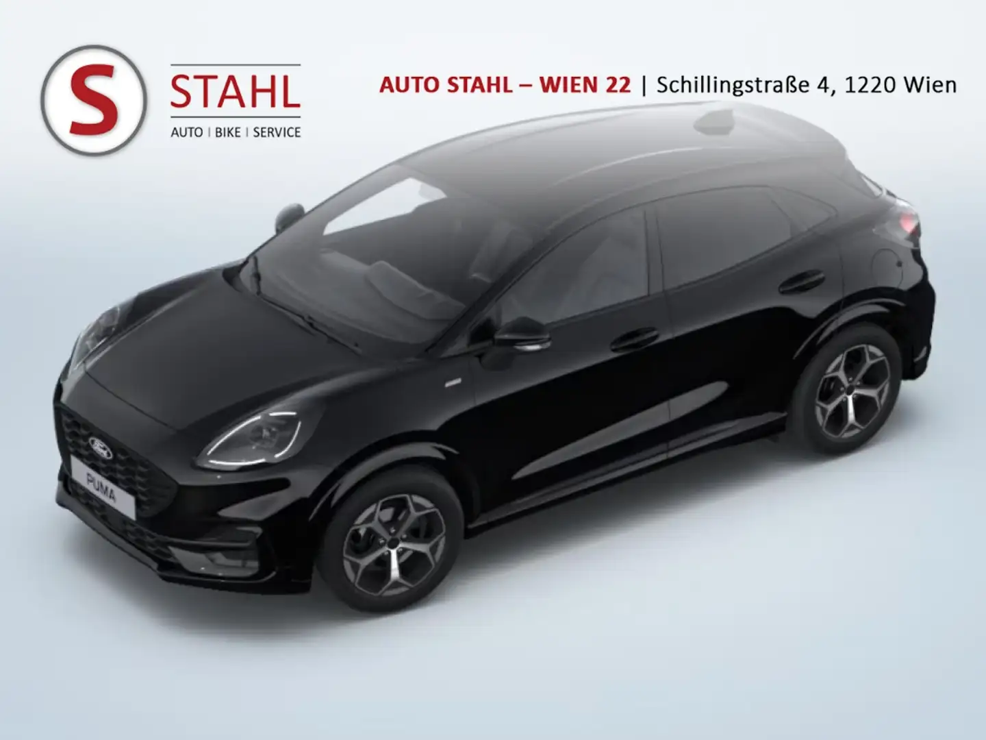 Ford Puma 1,0 EcoBoost Hybrid ST-Line Aut. Schwarz - 1