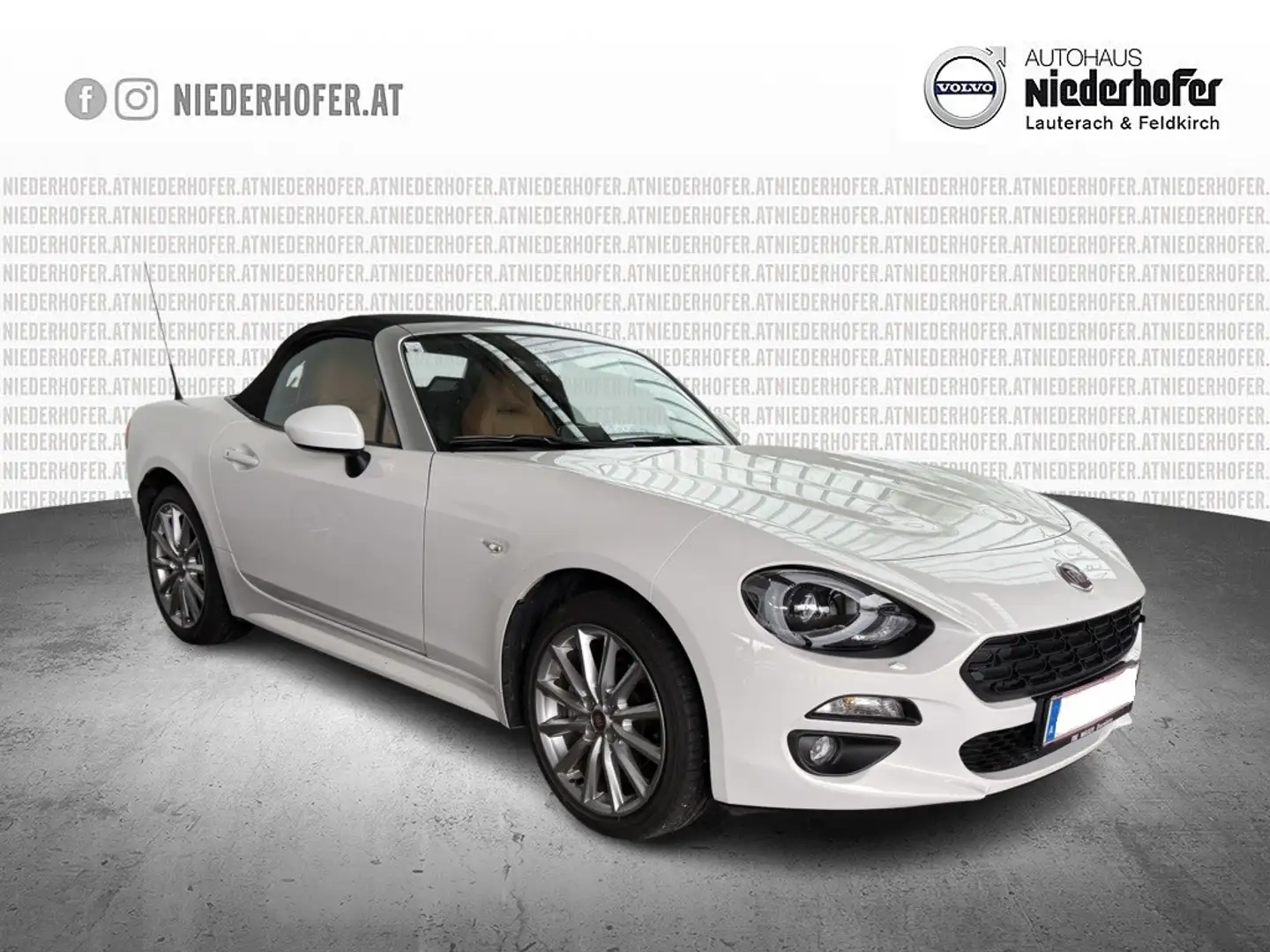 Fiat 124 Spider Lusso 1,4 Turbo Multi Air Weiß - 2