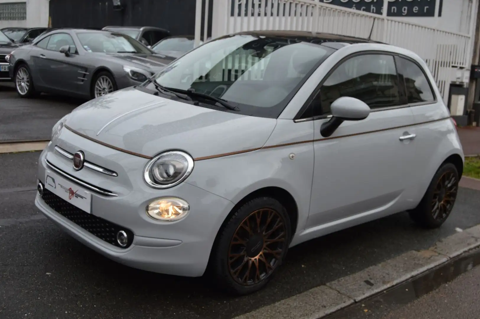 Fiat 500e 1.2 8V 69CH ECO PACK COLLEZIONE FALL EURO6D Gris - 1