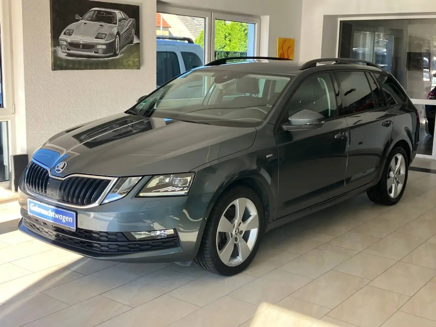Skoda Octavia 2.0 TSI Clever DSG Standhzg.ParkAssist Grau - 1