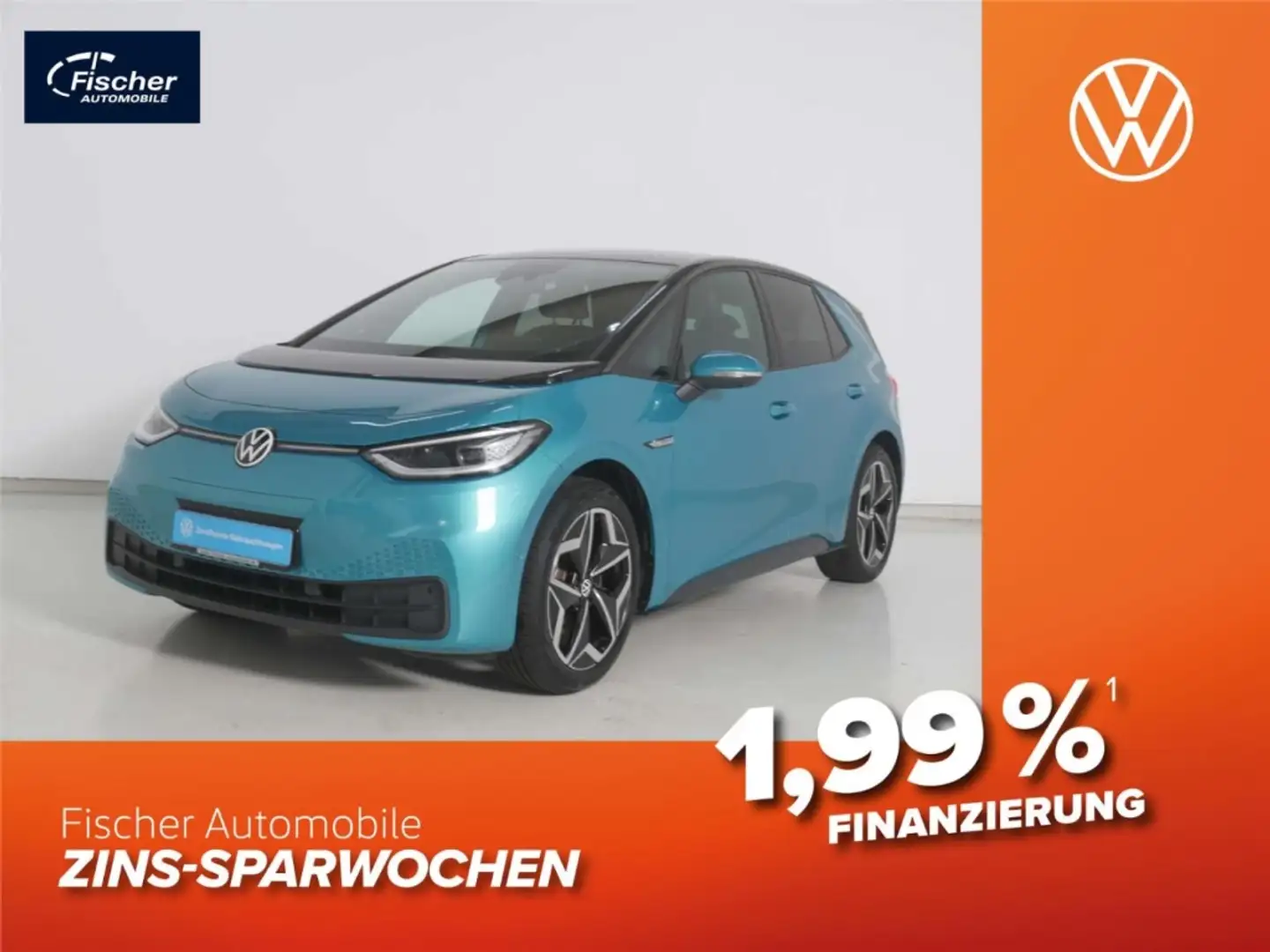 Volkswagen ID.3 Pro S 77 kWh Matrix/NAV/RFK/Wärmepumpe/SH Blau - 1