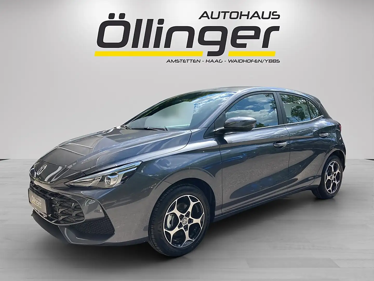 MG MG3 1,5 Hybrid+ Comfort Aut. + Metallic + Österreic... Grau - 1