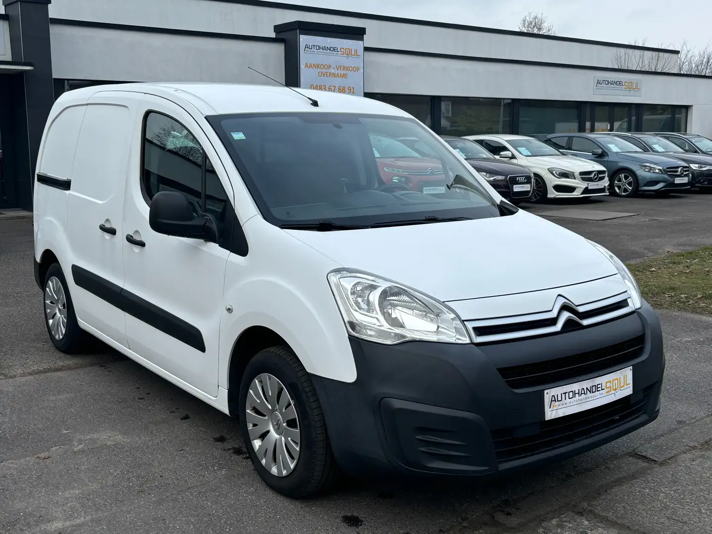 Citroen Berlingo 1.6HDi, 2015, 188.560km, Airco, Keuring Blanco - 2