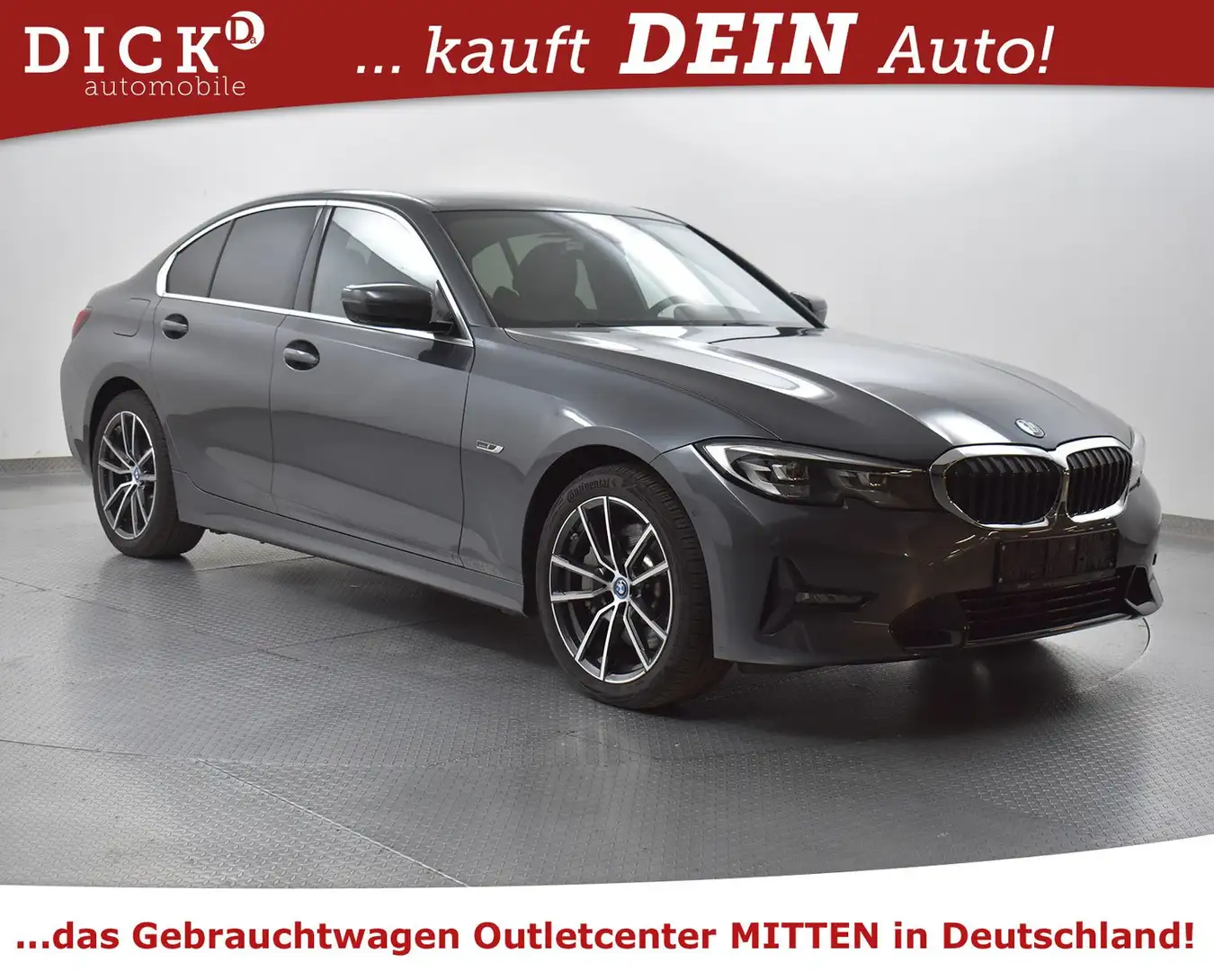 BMW 330 e Sport Aut. Sport Line PROF+VIRTU+360+HEAD+M Grau - 1