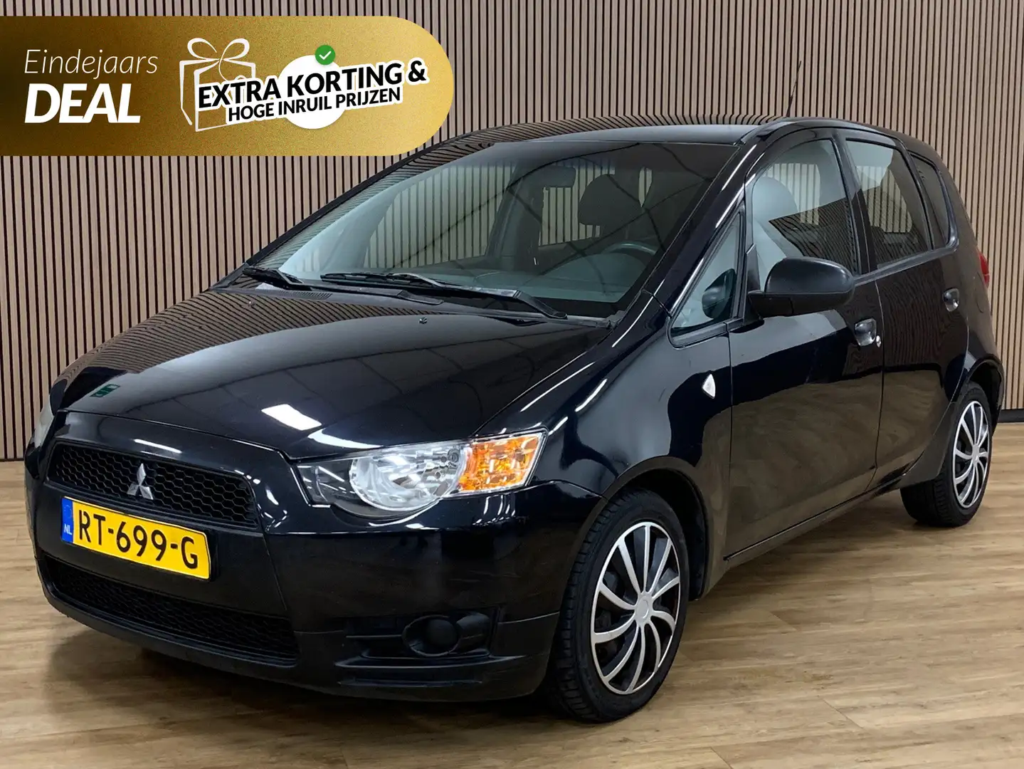 Mitsubishi Colt 1.1 Inform|153000KM|Airco| Zwart - 1