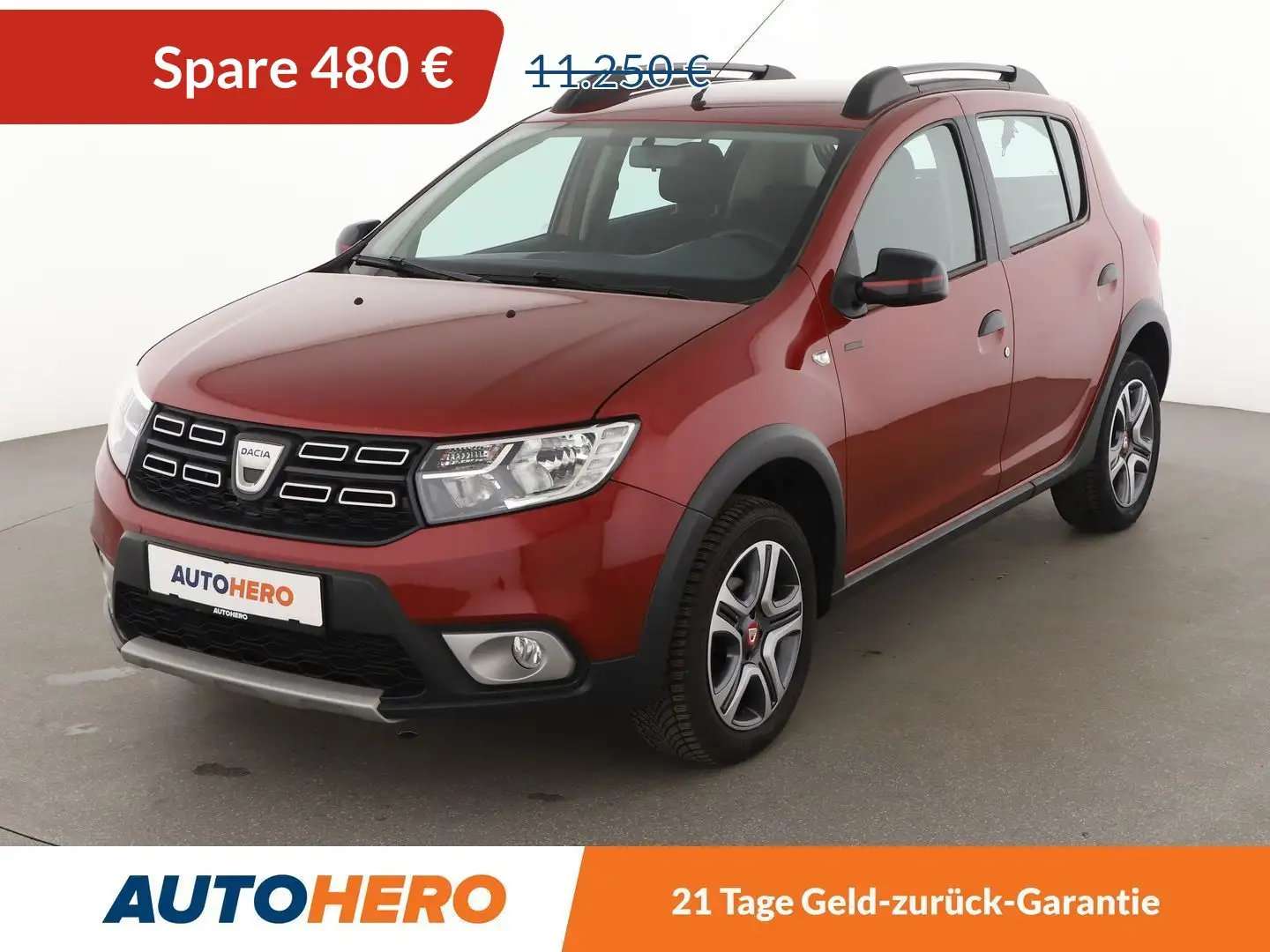 Dacia Sandero 0.9 TCe Techroad*NAVI*TEMPO*PDC*KLIMA*GARANTIE* Roşu - 1