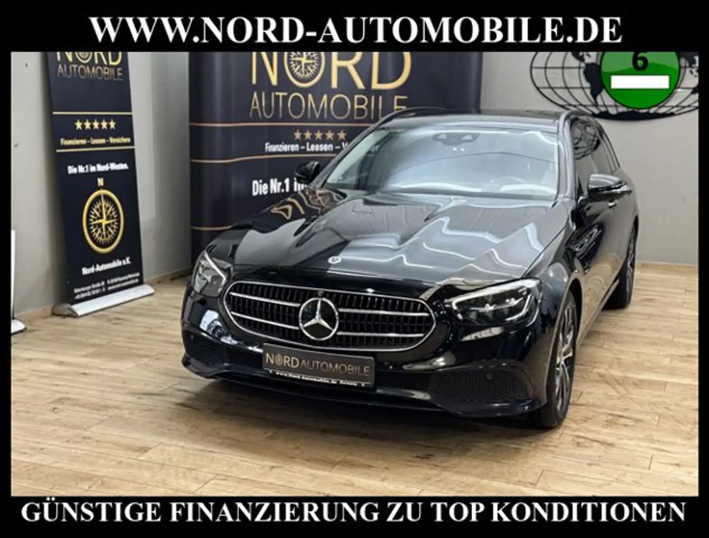 Mercedes-Benz E 300 e T Avantgarde Distro+*AHK*BURM*Night*Pano Avantga Schwarz - 1