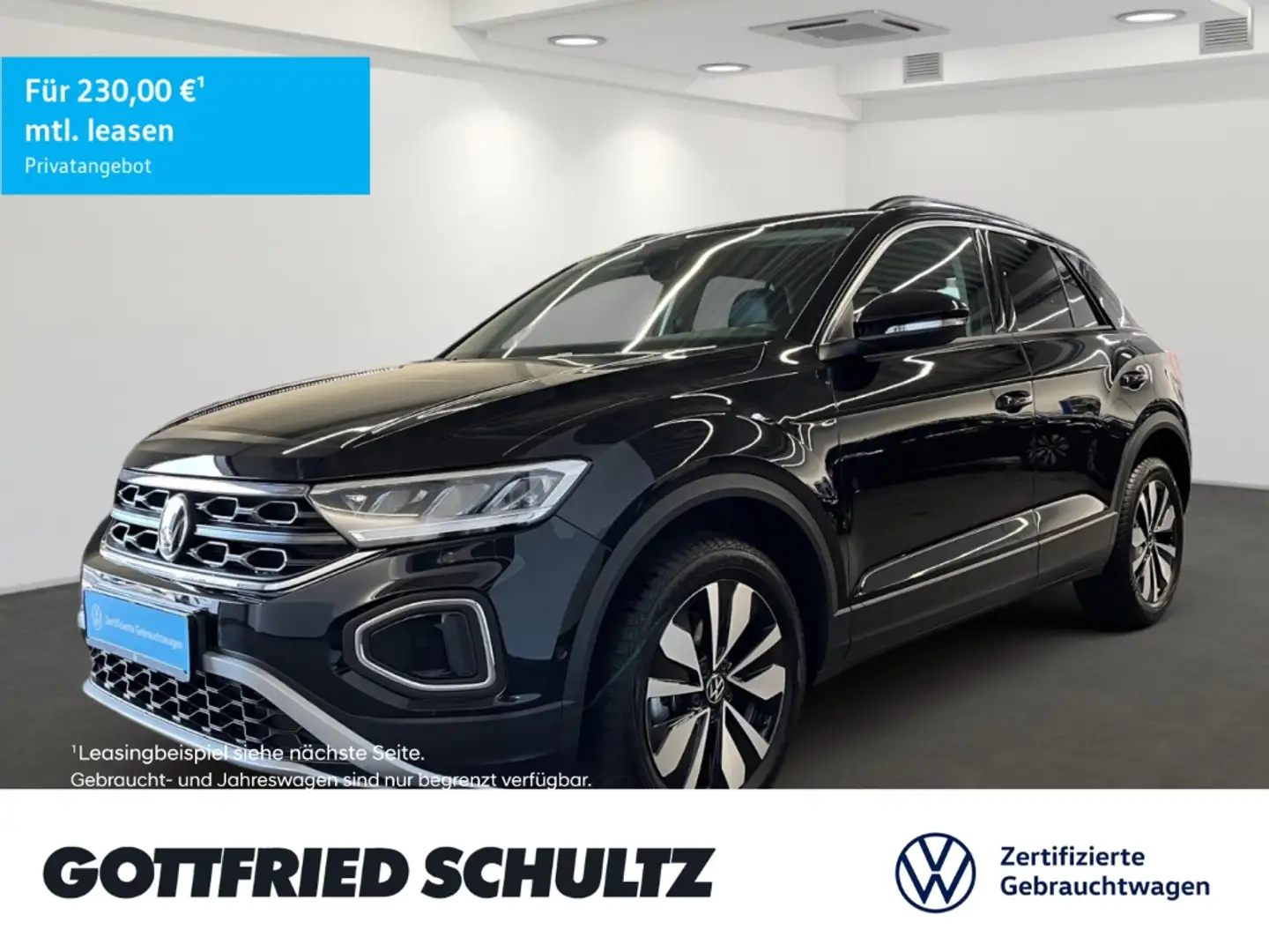 Volkswagen T-Roc 1.0 TSI OPF Goal Navi LED Sitzheizung PDC Schwarz - 1
