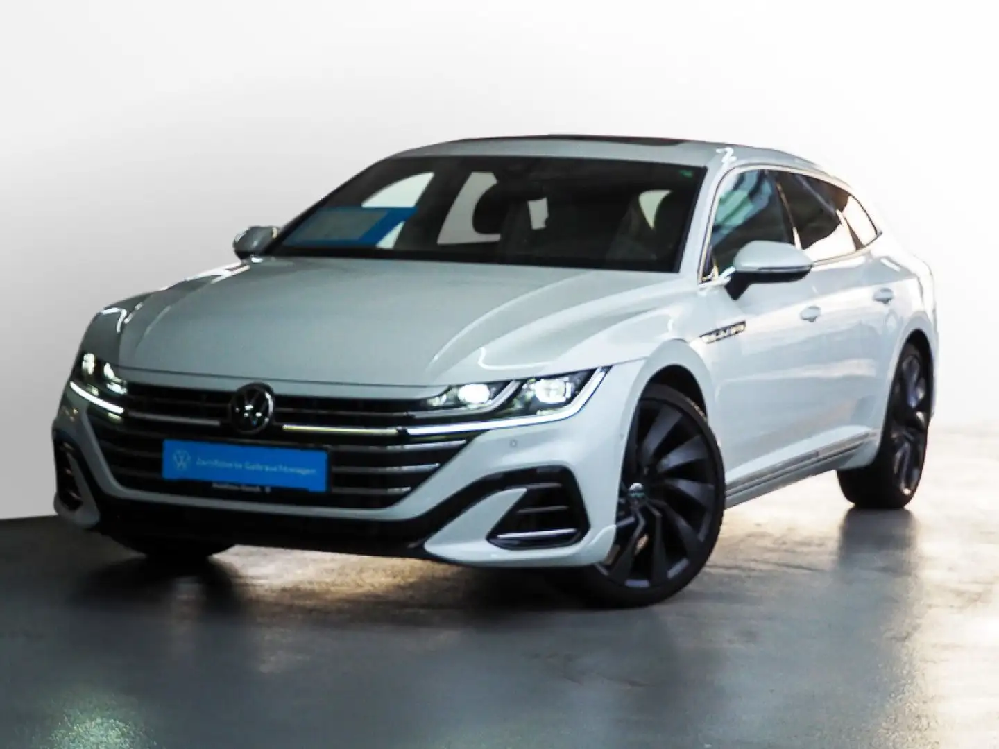 Volkswagen Arteon Shootingbrake 2.0 TDI DSG R-Line 4Mot. AHK, Blanc - 2
