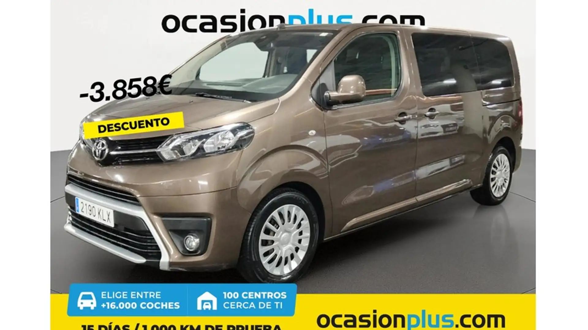 Toyota Proace Shuttle Medio 2.0D 9pl. Active+ 2PL Aut. 180 Gris - 1