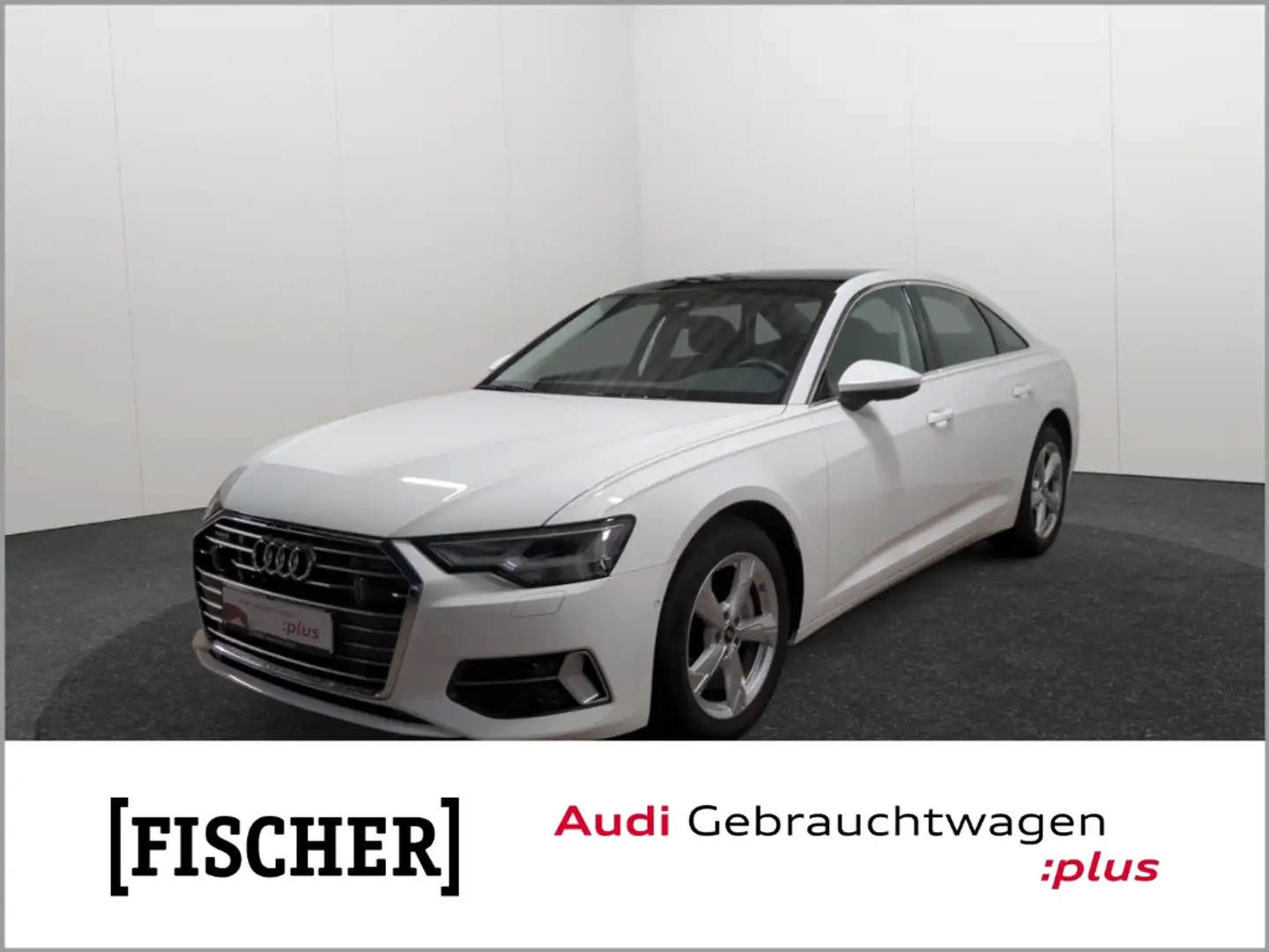 Audi A6 Limousine 45TDI quattro LED Navi Rear View ACC Pan Weiß - 1