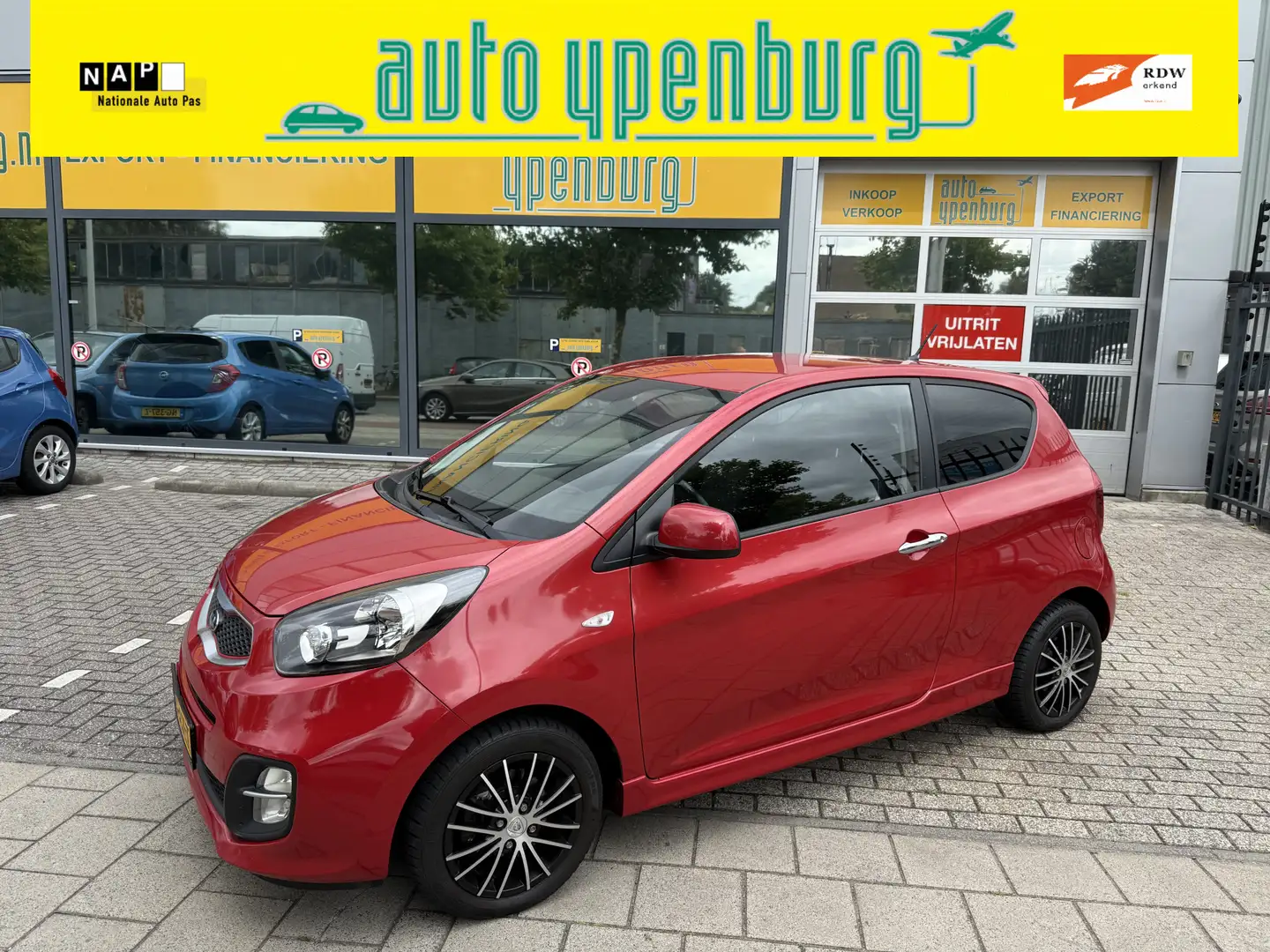 Kia Picanto 1.0 CVVT X-treme * 89.312 Km * Airco * Leder / Sto Rood - 1