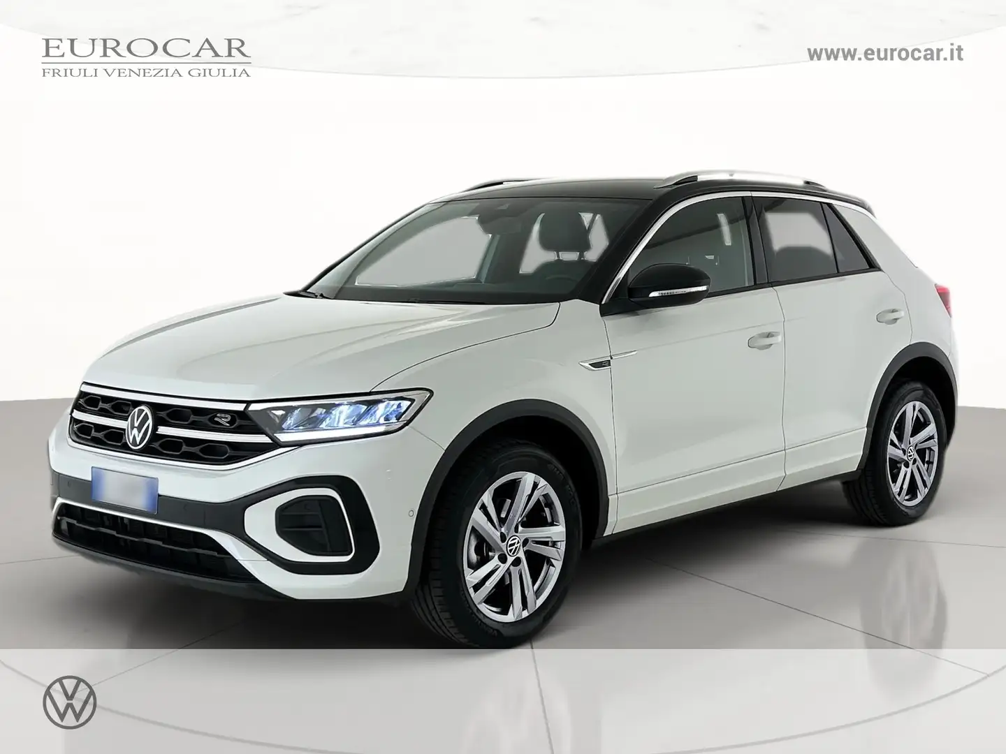 Volkswagen T-Roc 1.0 tsi r-line 110cv Blanc - 1