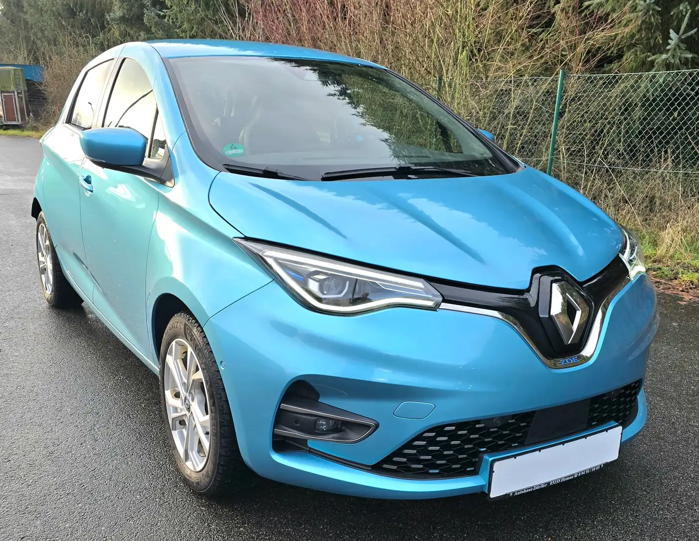 Renault ZOE Intens 135! TÜV NEU! 1.Hd! CCS! SHZ! Lenkradhzg Blau - 1