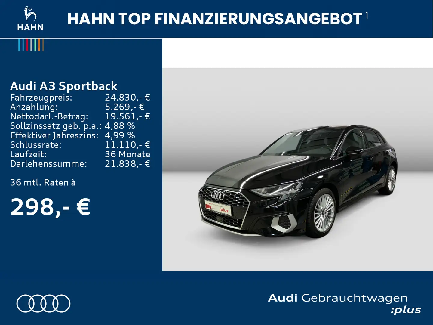 Audi A3 40 TFSIe advanced Virtual Carplay S Schwarz - 2