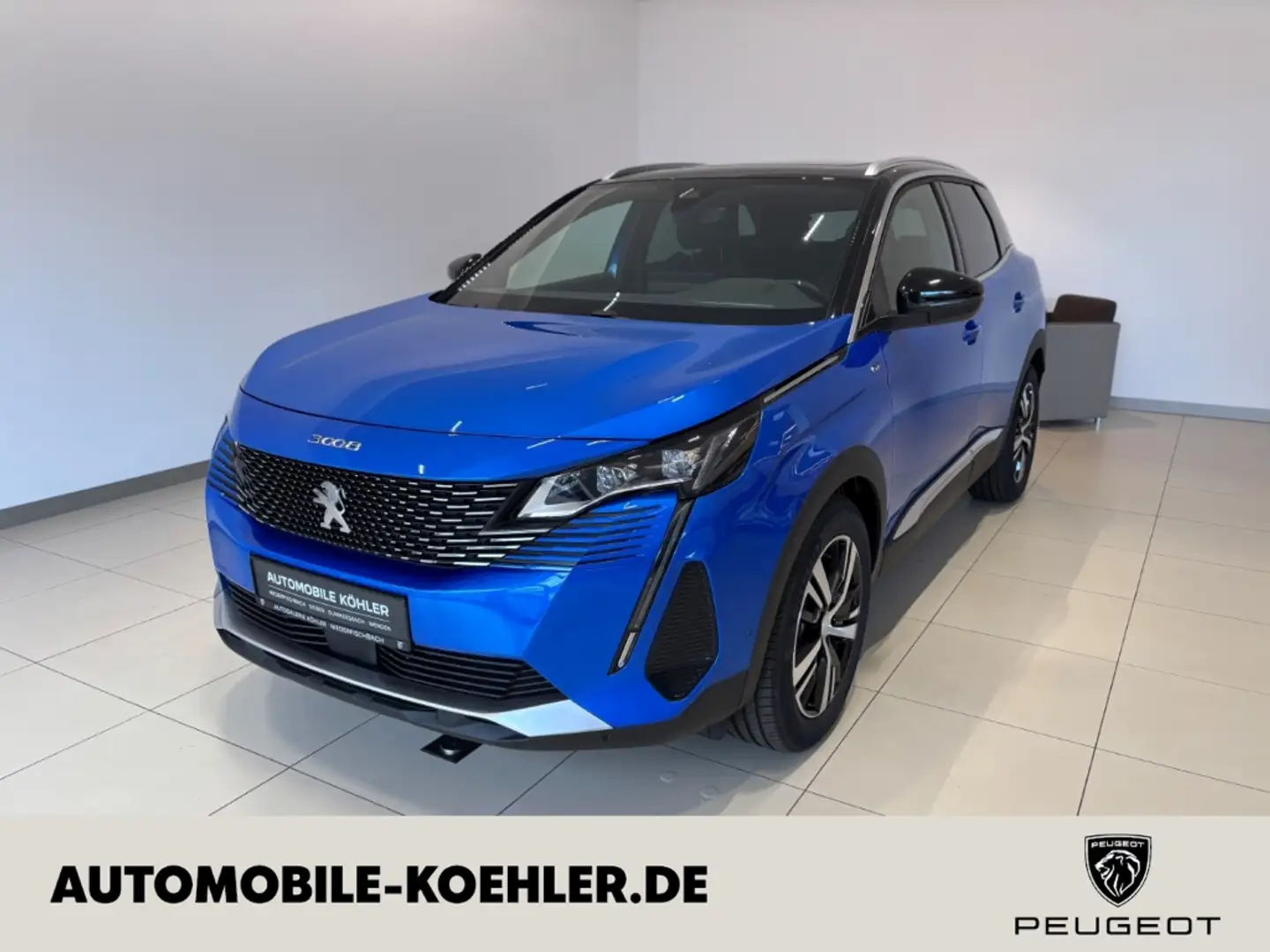 Peugeot 3008 GT HDi 130 SCHIEBEDACH SITZHZG ACC NAVI PDC Blau - 1