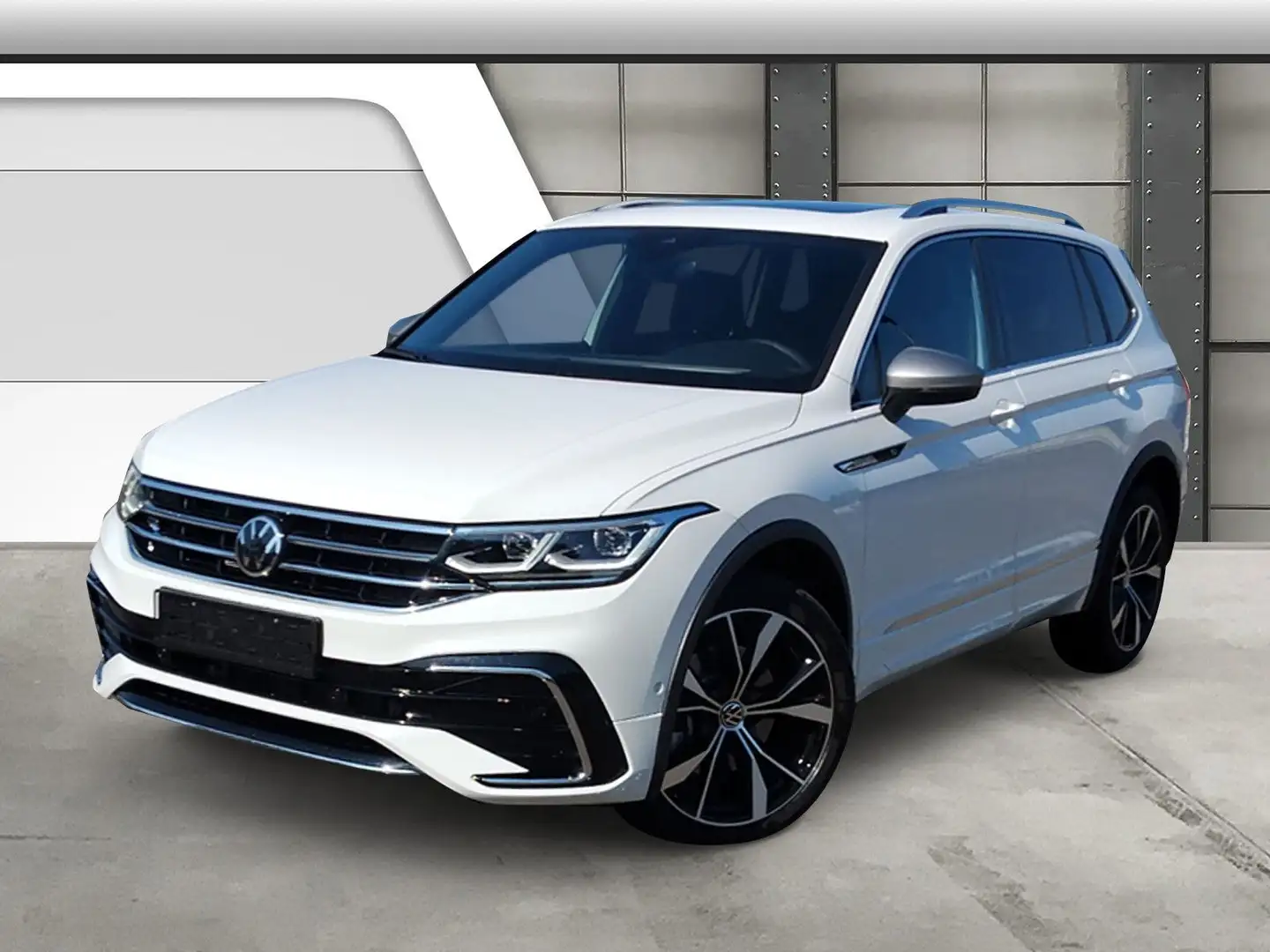 Volkswagen Tiguan Allspace 2.0 TSI R-Line Pano AHK 7Sitze Weiß - 1