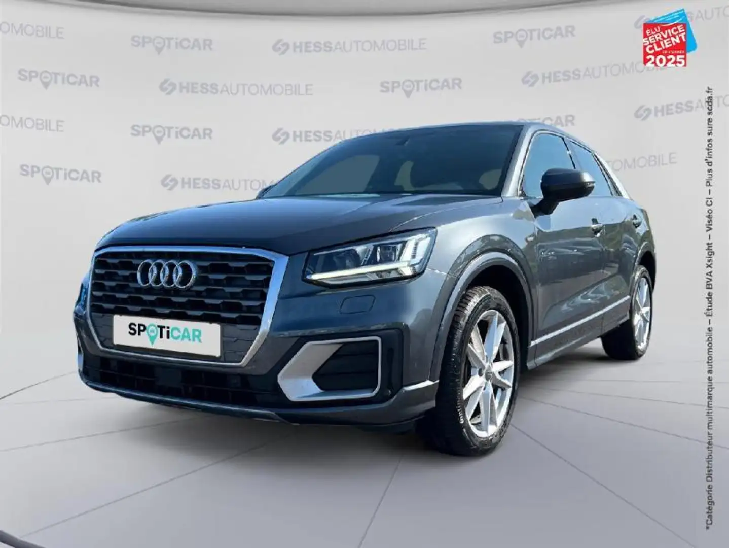 Audi Q2 30 TDI 116ch S line Euro6d-T Radar AV/AR Gris - 1