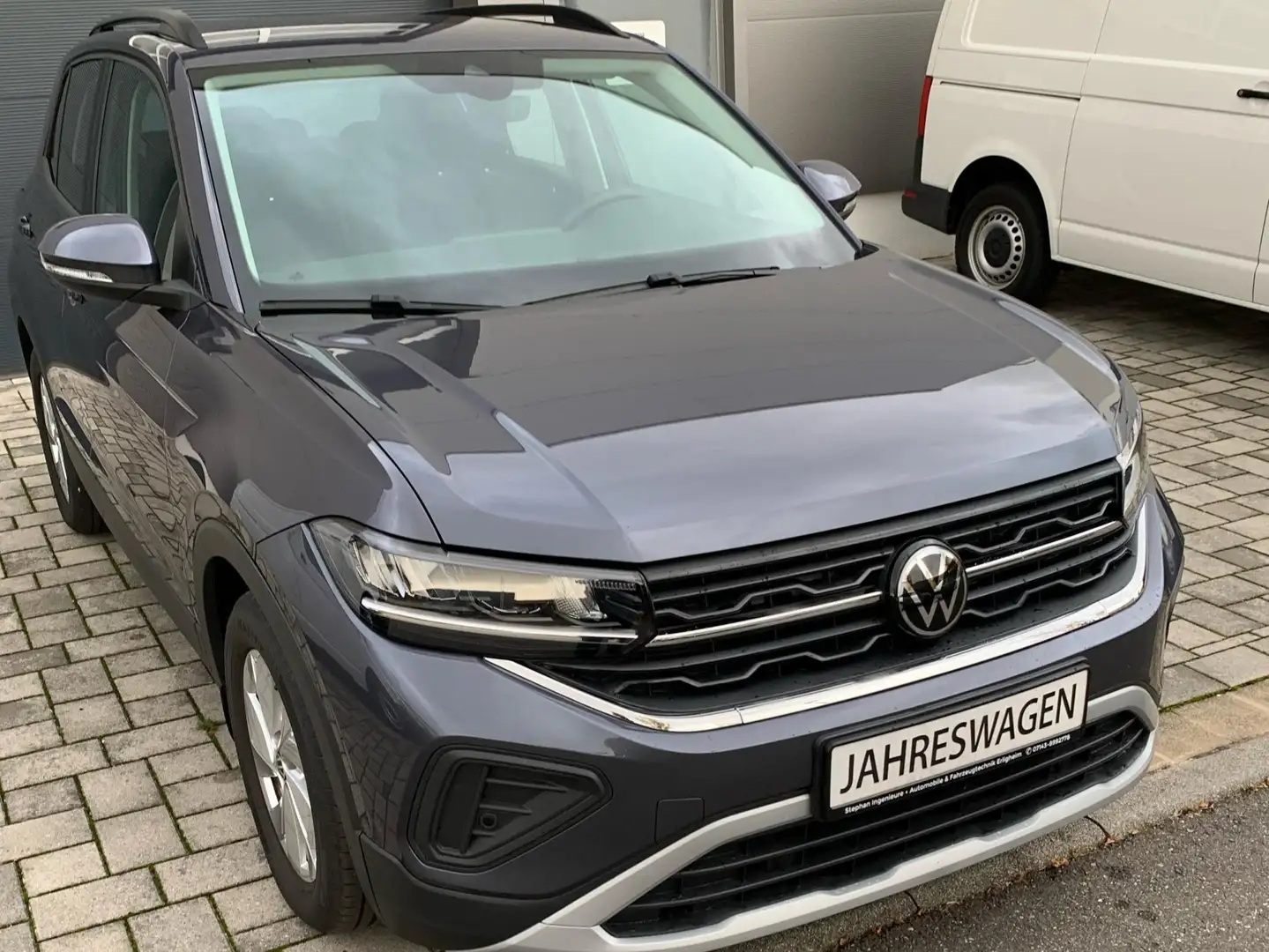 Volkswagen T-Cross T-Cross 1.0 TSI OPF Life 95PS SHZ Klima 1.Hand Grau - 2