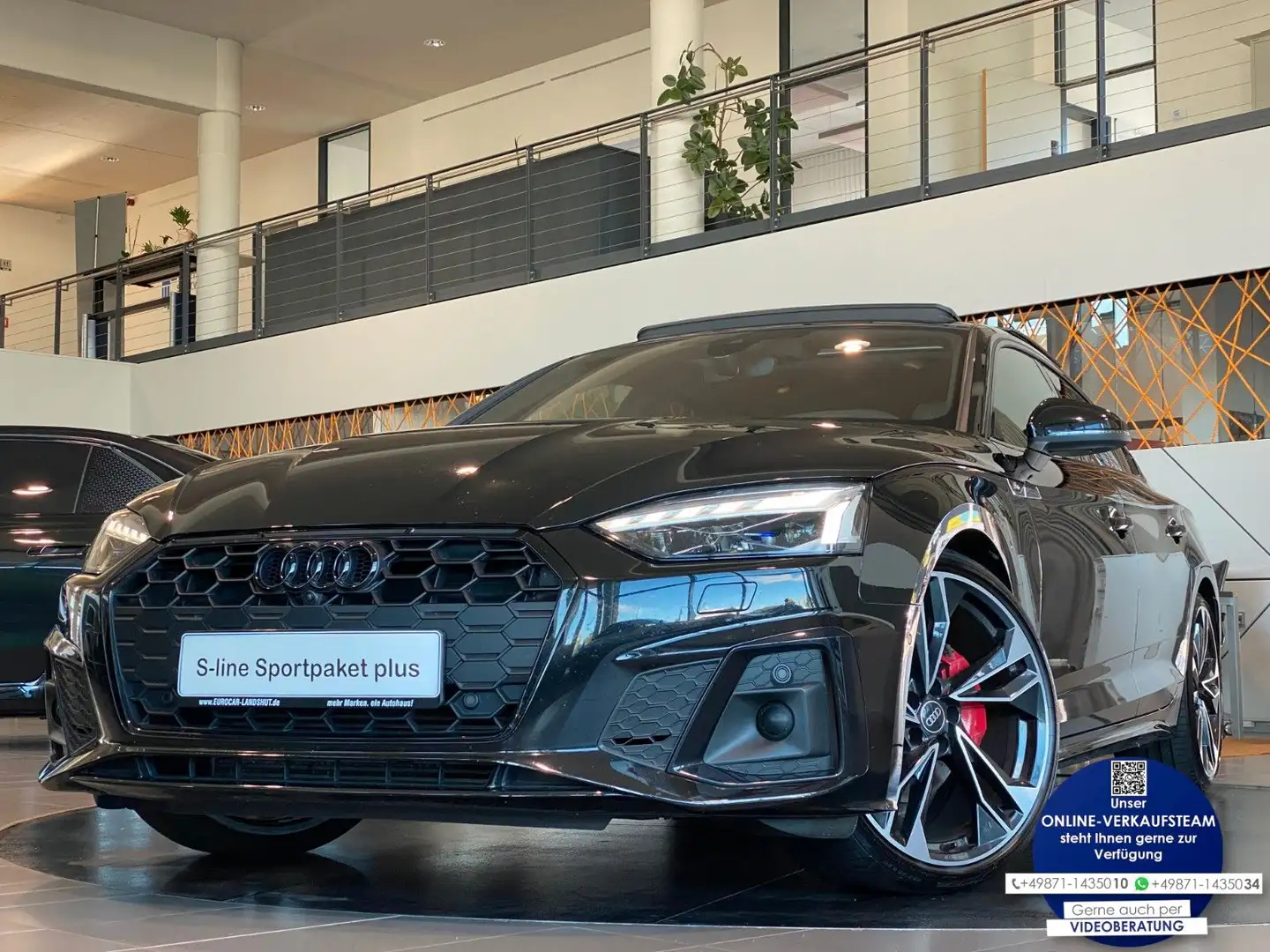 Audi A5 40 TFSI S-lineCompetition ViCo Laser Sthz ACC Siyah - 1