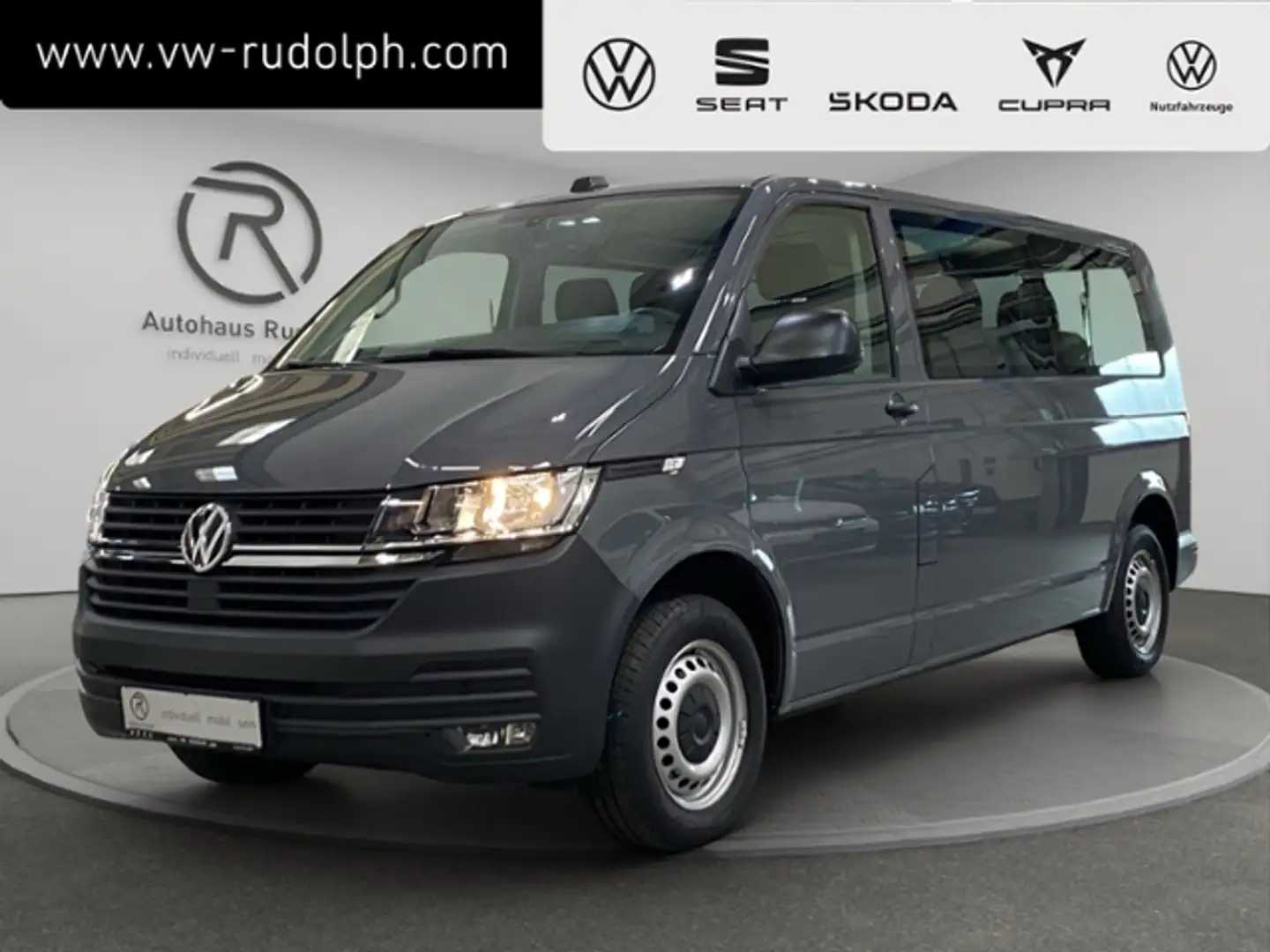 Volkswagen T6.1 Kombi 2.0 TDI DSG LR / 9-Sitzer Navi AHK Grau - 1